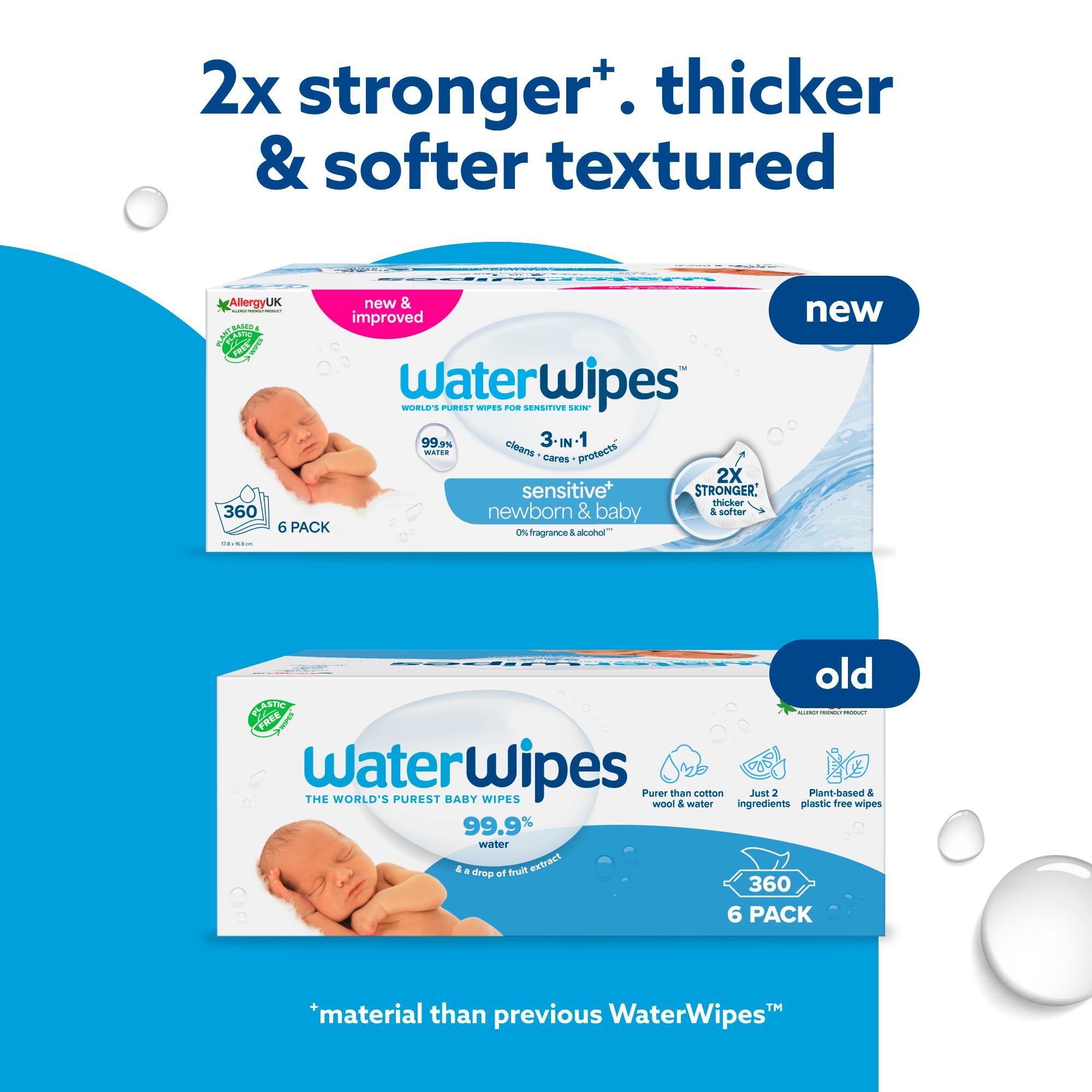 WaterWipes Baby Wipes Pack x6 thumbnail 2