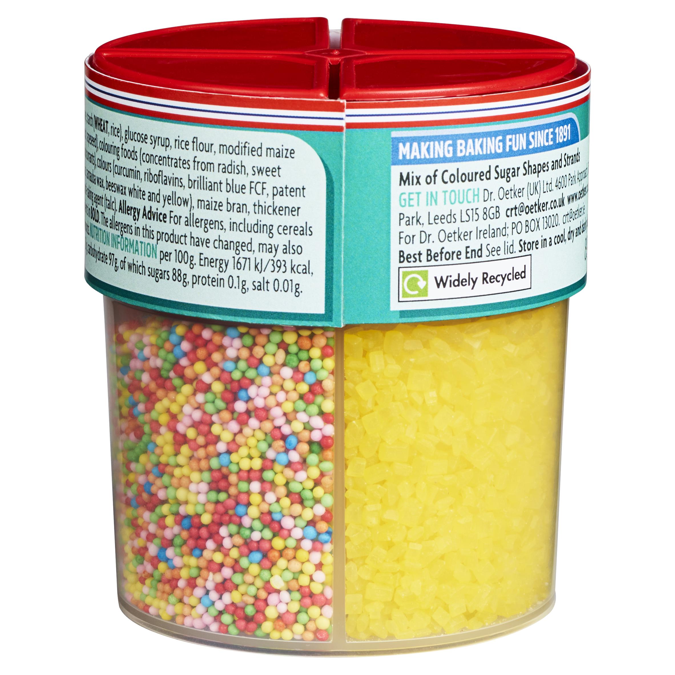 Dr. Oetker Bright & Bold Sprinkles Mix 109g thumbnail 3