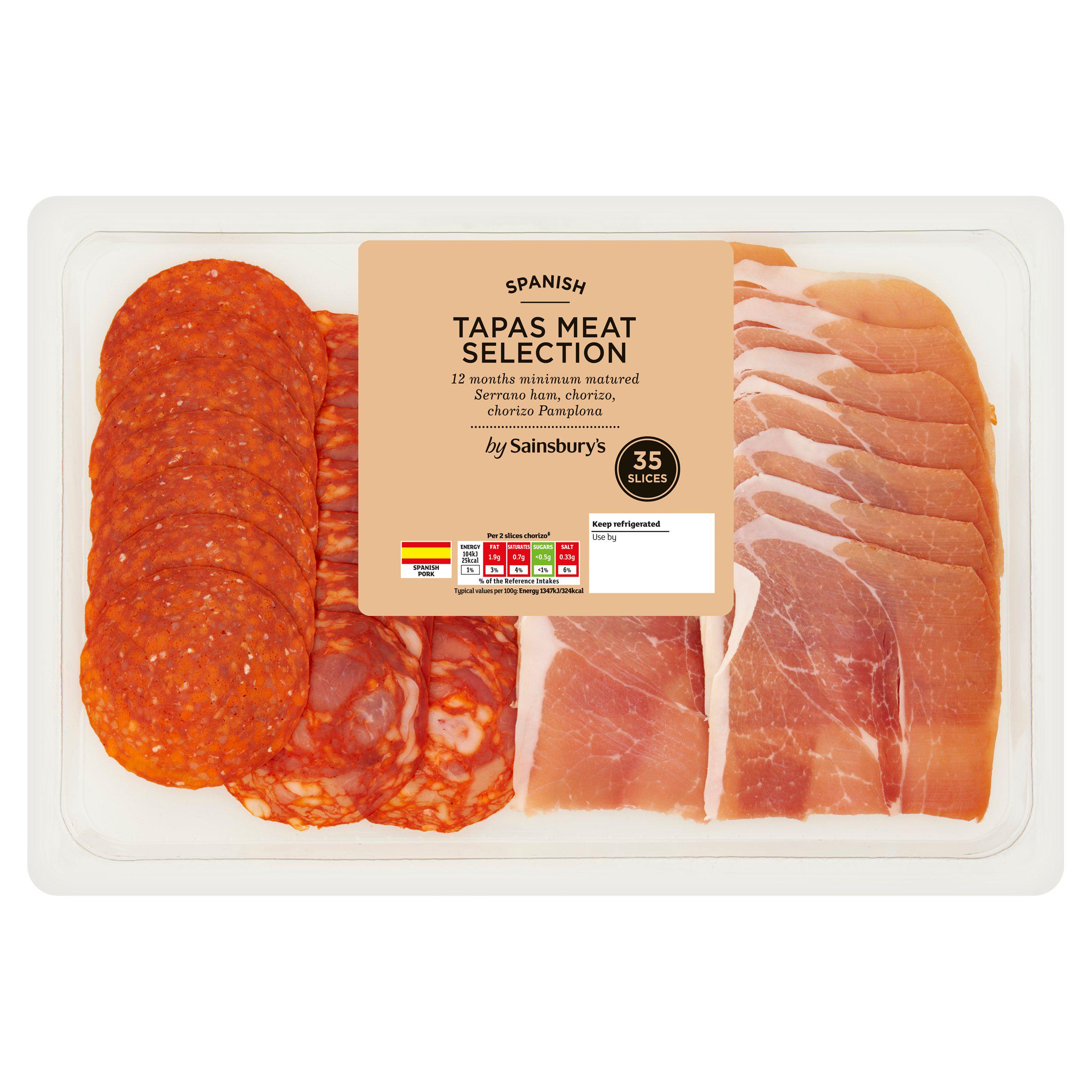 Sainsbury's 180g Spanish Tapas Meat Selection