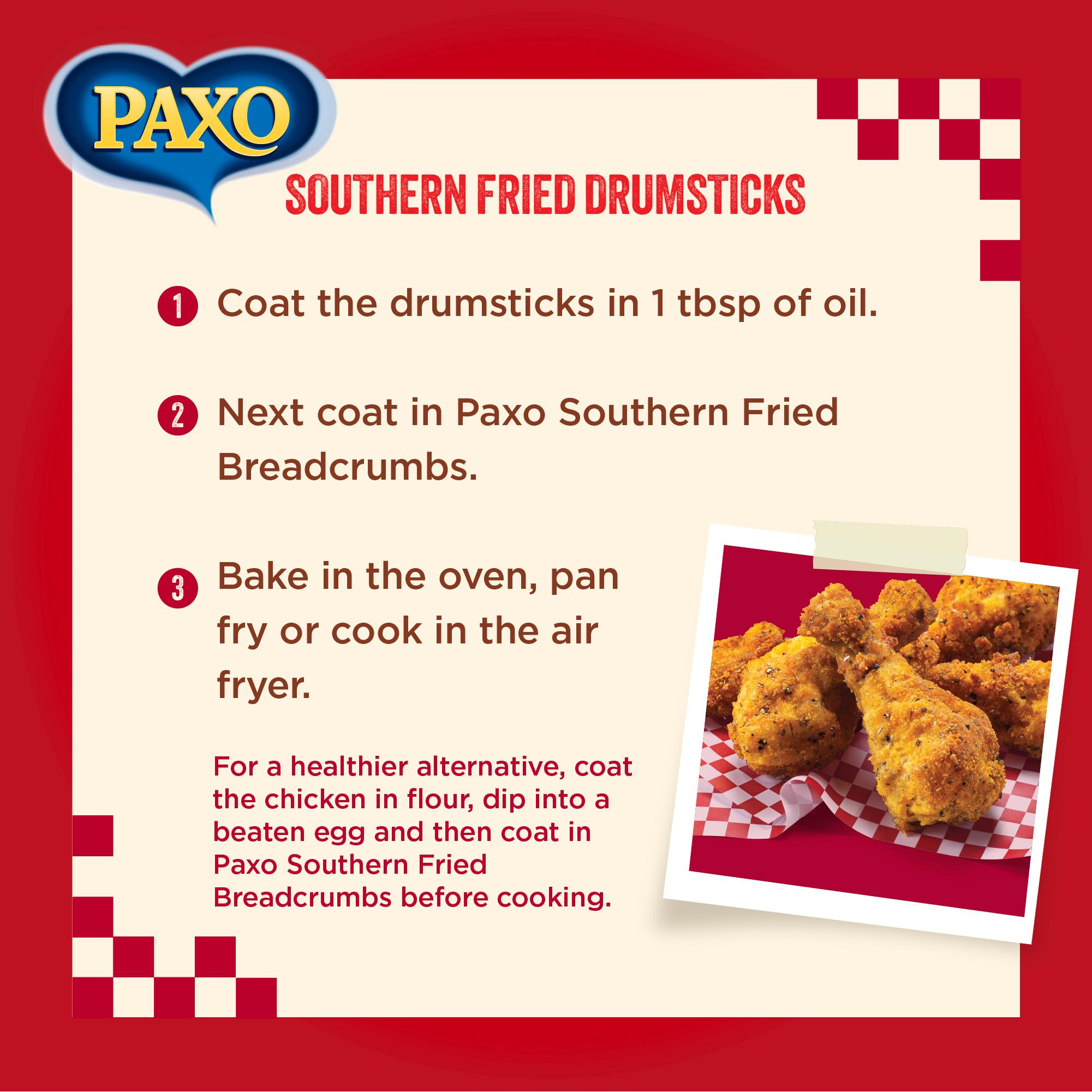 Paxo Breadcrumbs Southern Fried 210g thumbnail 4