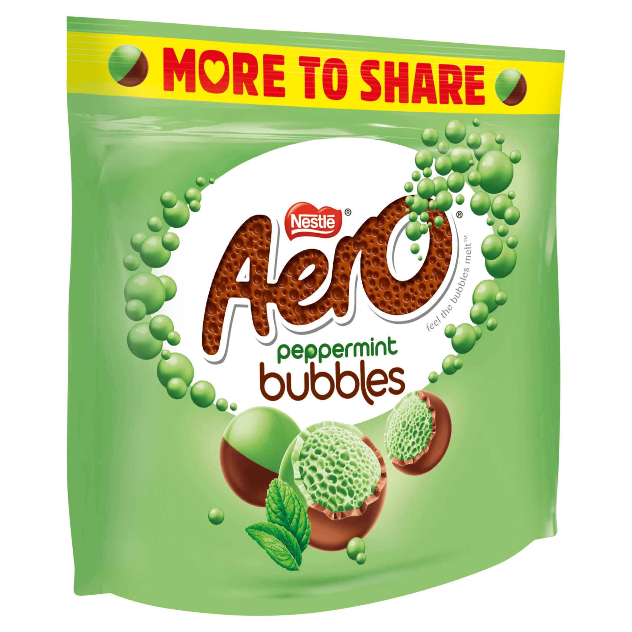 Aero Bubbles Peppermint Mint Chocolate Sharing Bag 181g thumbnail 4