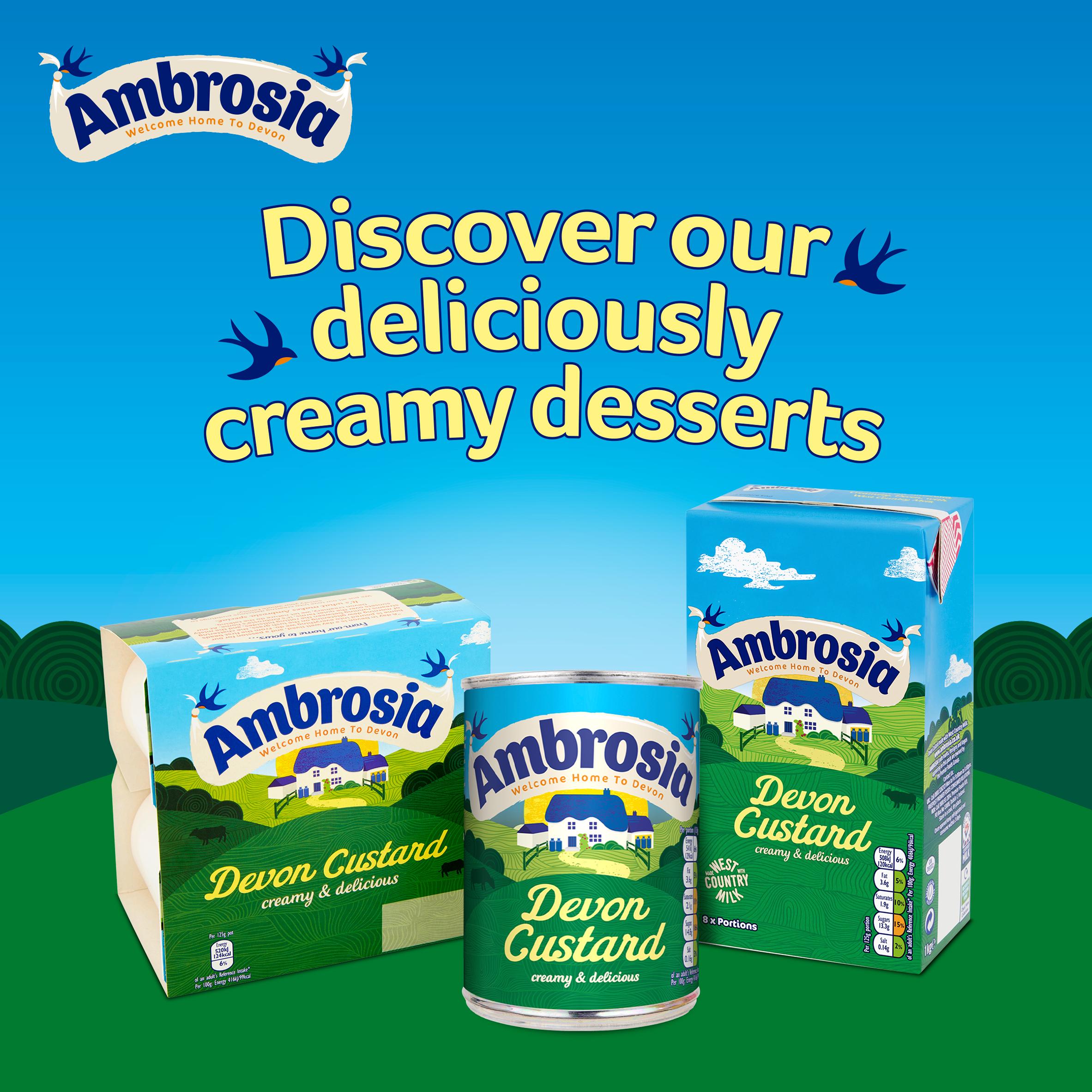 Ambrosia Devon 1kg Custard Carton thumbnail 6