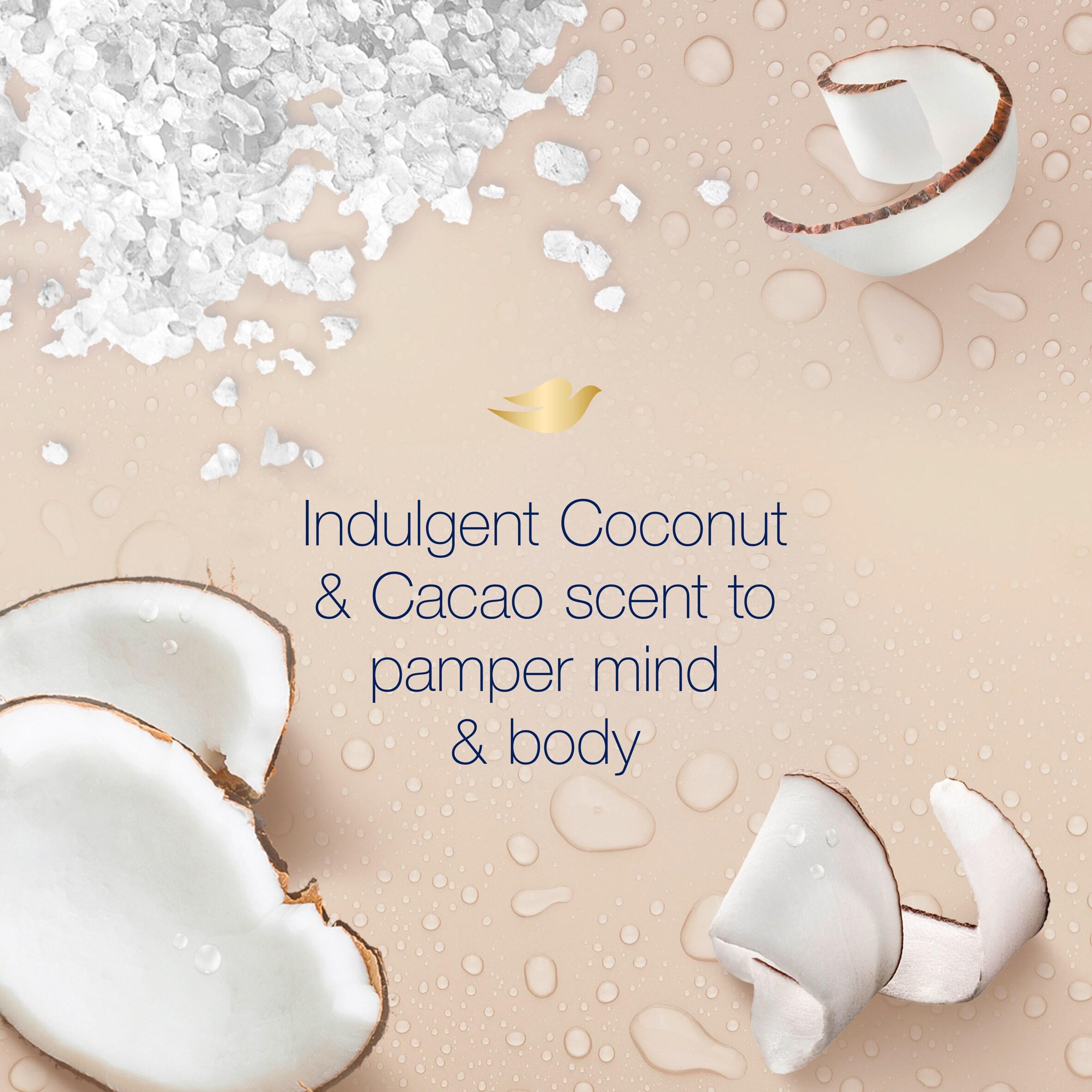 Dove Coconut and Cacao Restoring Care Bath Salts 900g thumbnail 2