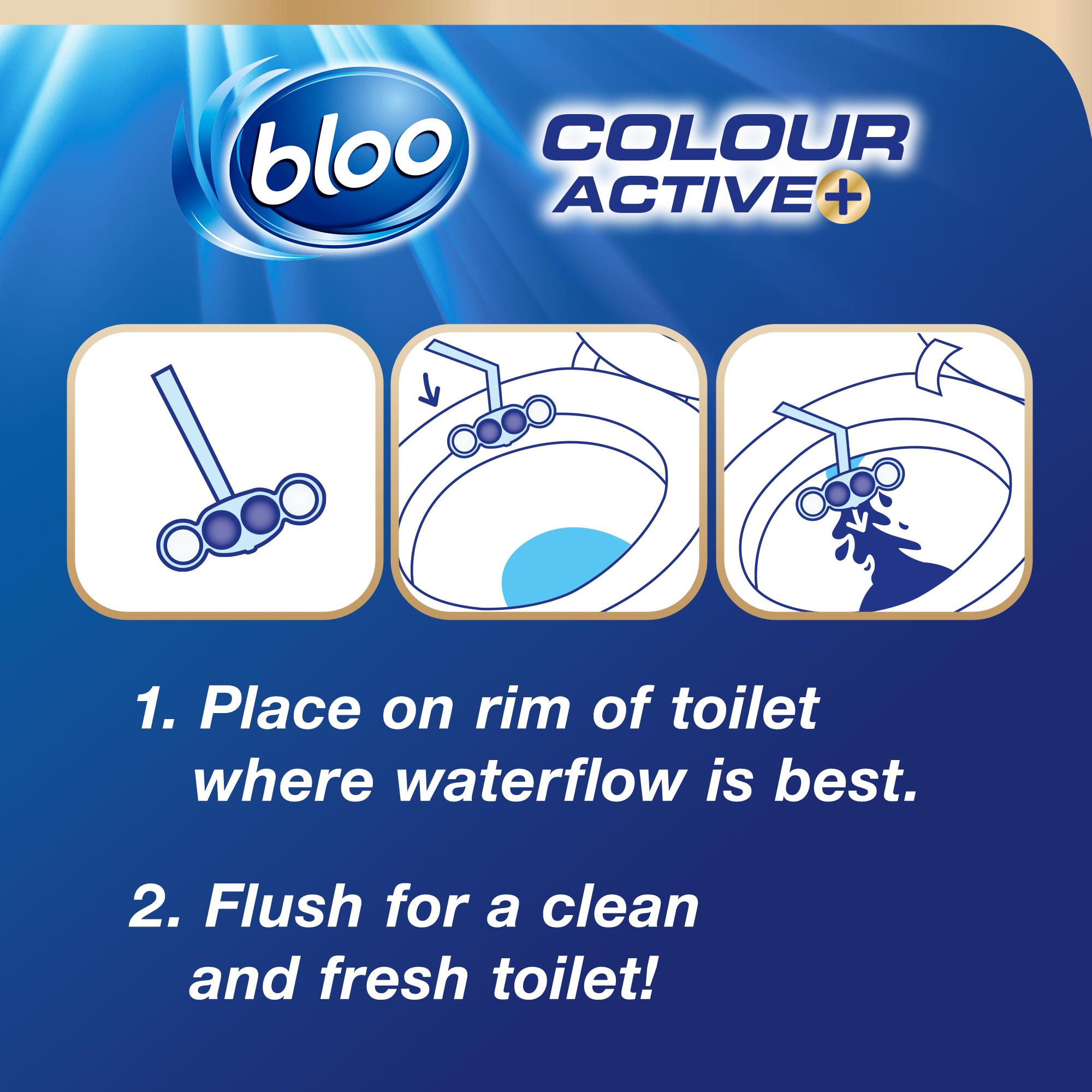 Bloo Colour Active+ Bleach Rim Blocks 2 x 50g thumbnail 4