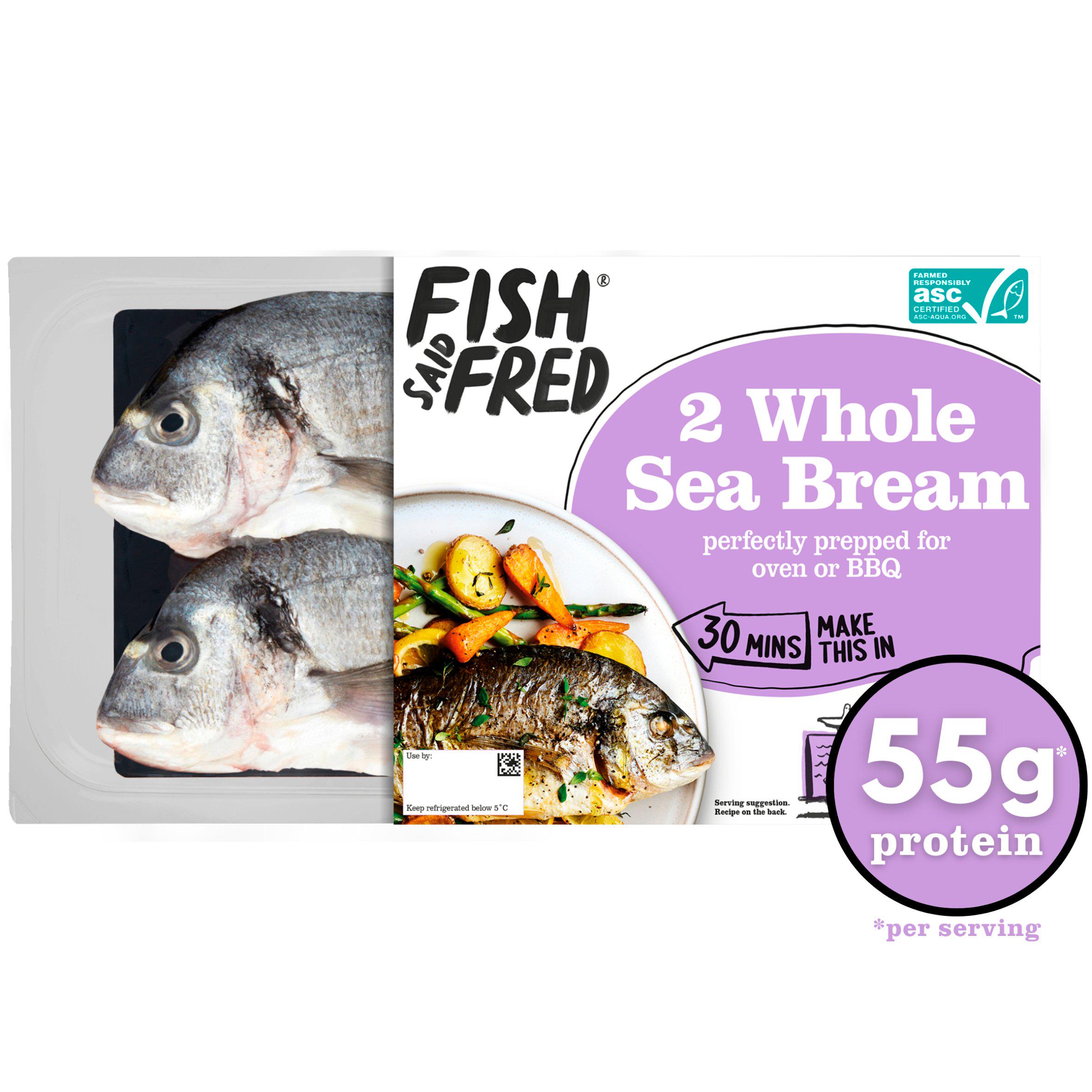 Fish Said Fred Whole Sea Bream 520g