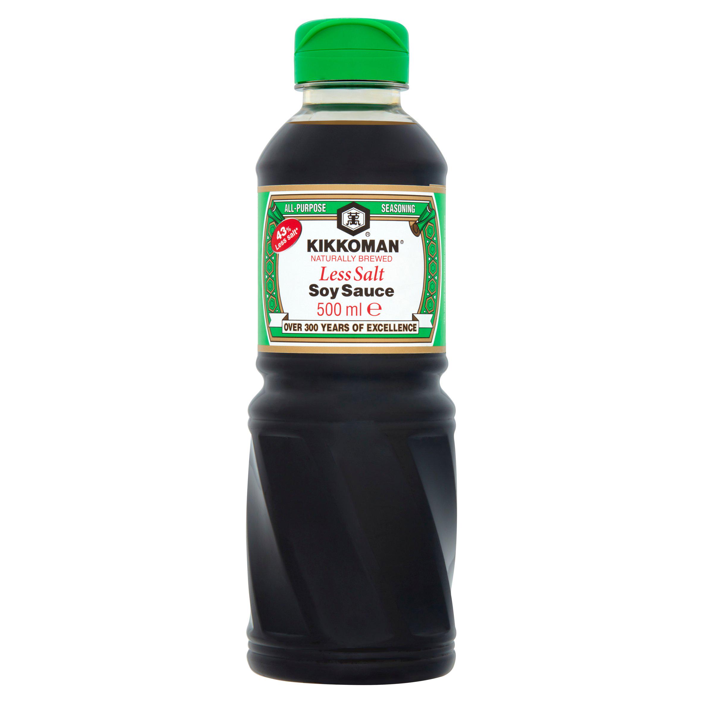 Kikkoman Less Salt Soy Sauce 480Ml
