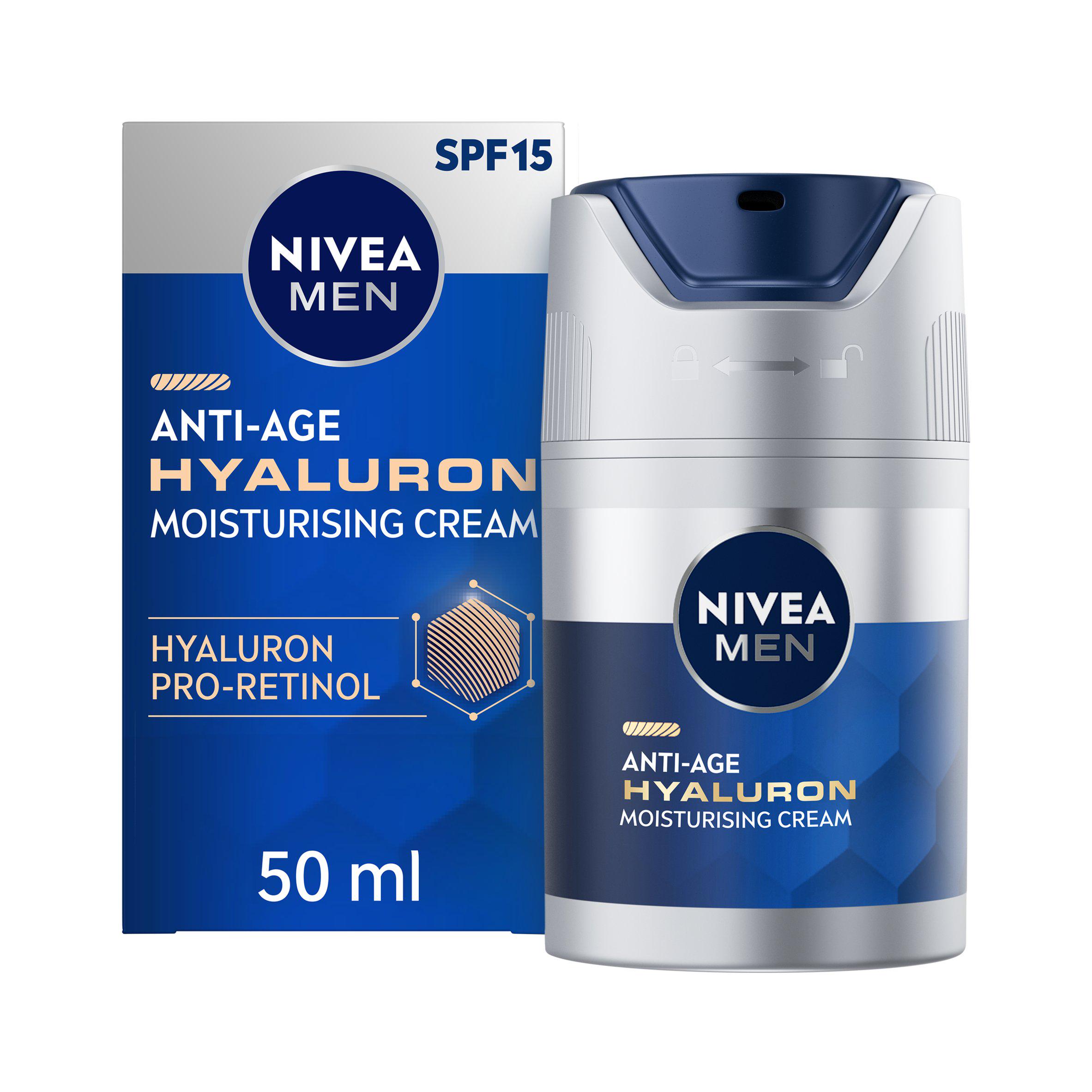 NIVEA MEN Hyaluron Anti-Age Face Moistursing Cream SPF15