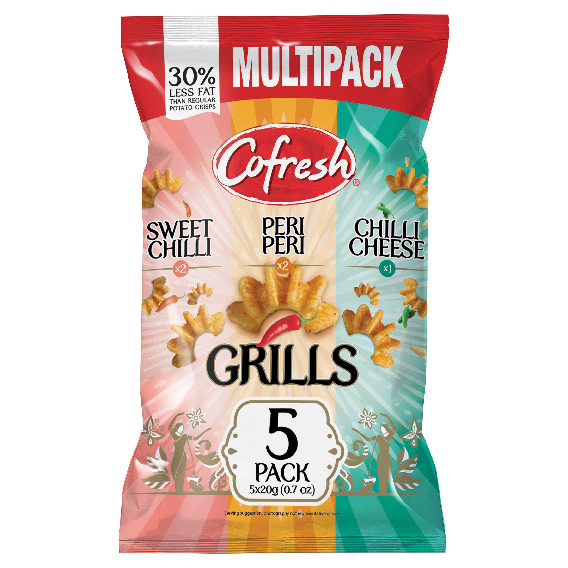 Multipack Potato Grills Snack 5 x 20g