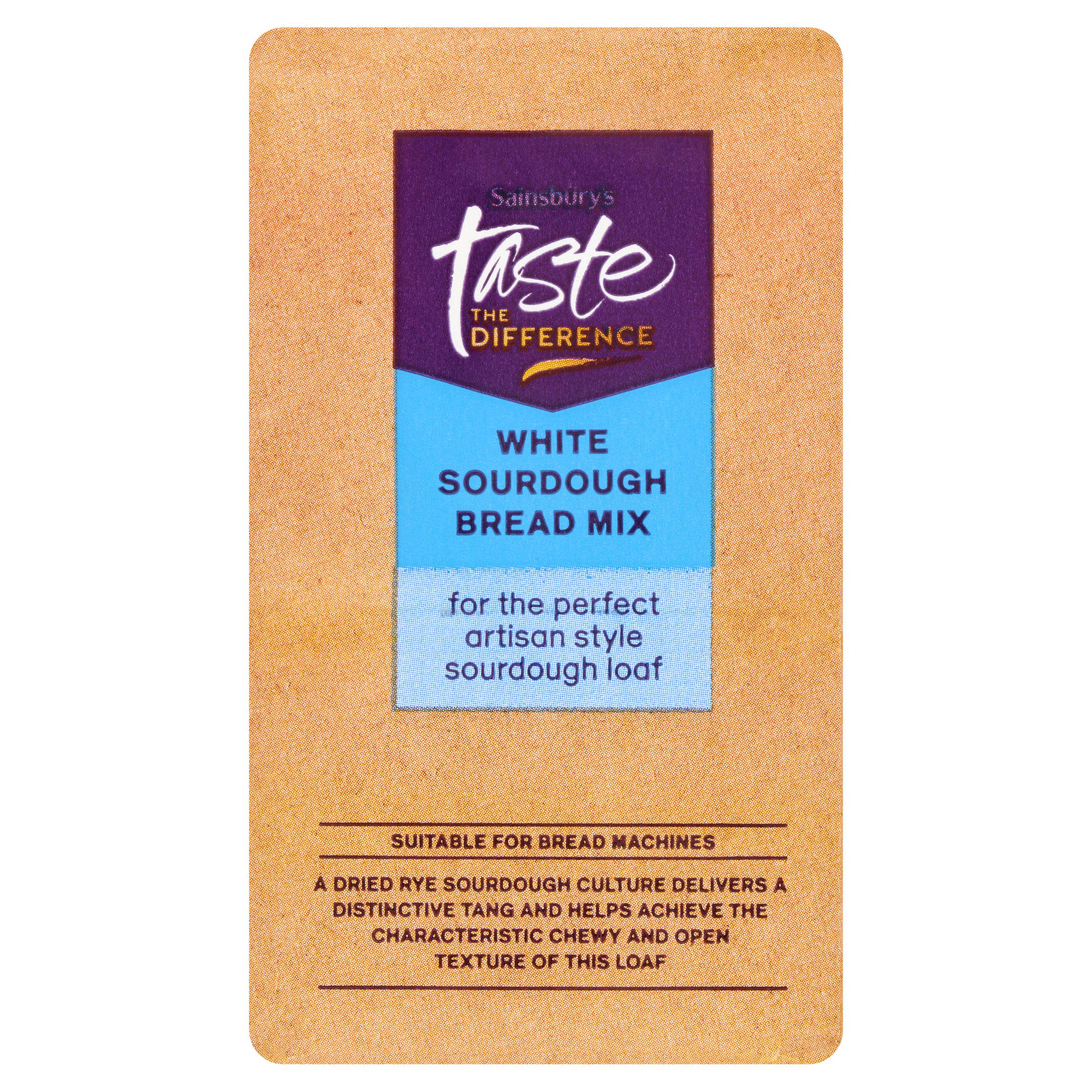 Sainsbury's White Sourdough Bread, Taste the Difference 500g