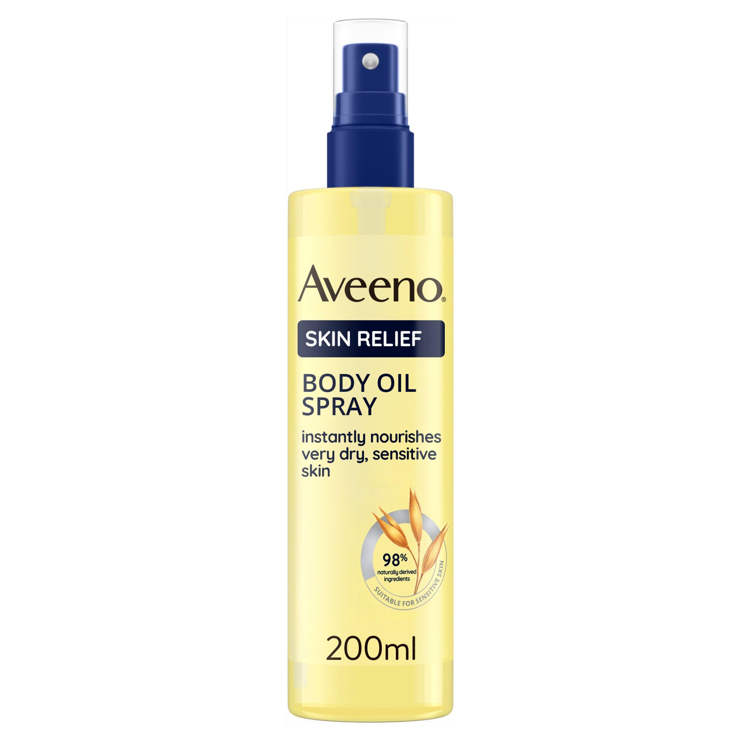 Aveeno Skin Relief Body Oil Spray Moisturiser for Sensitive Skin 200ml