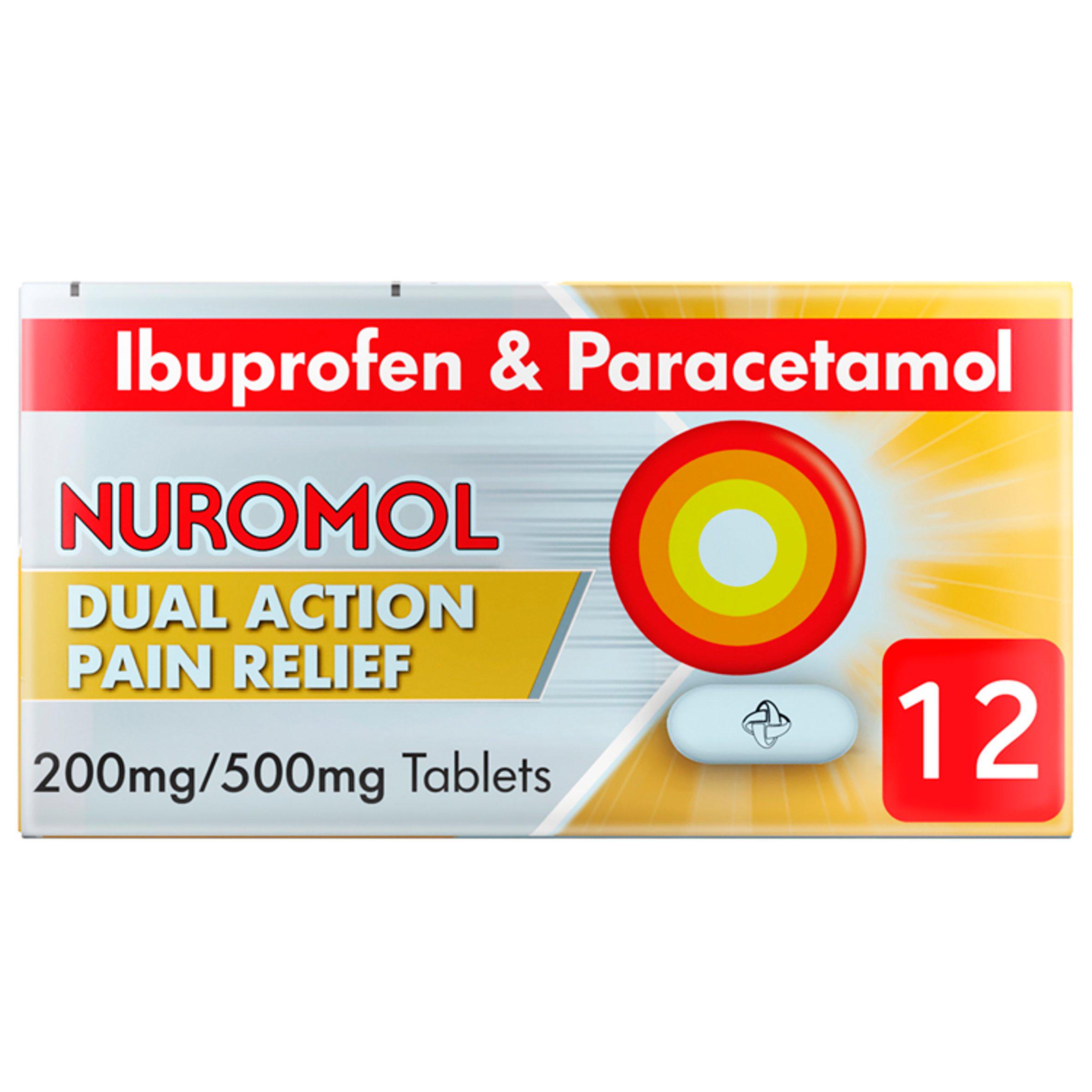 Nuromol Pain Relief Ibuprofen & Paracetamol Tablets
