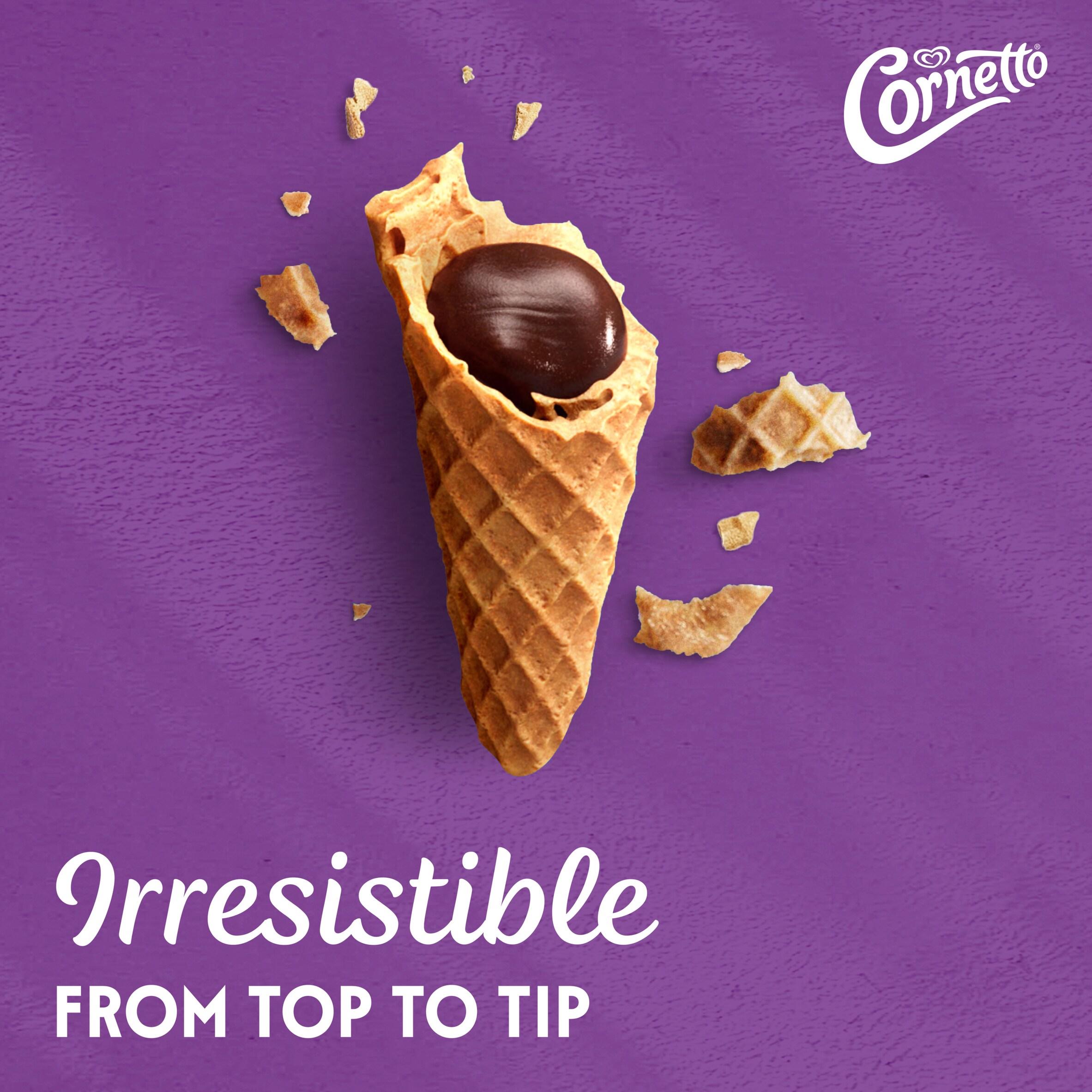 Cornetto Soft Cookie & Chocolate Ice Cream Cones 4x140ml thumbnail 3