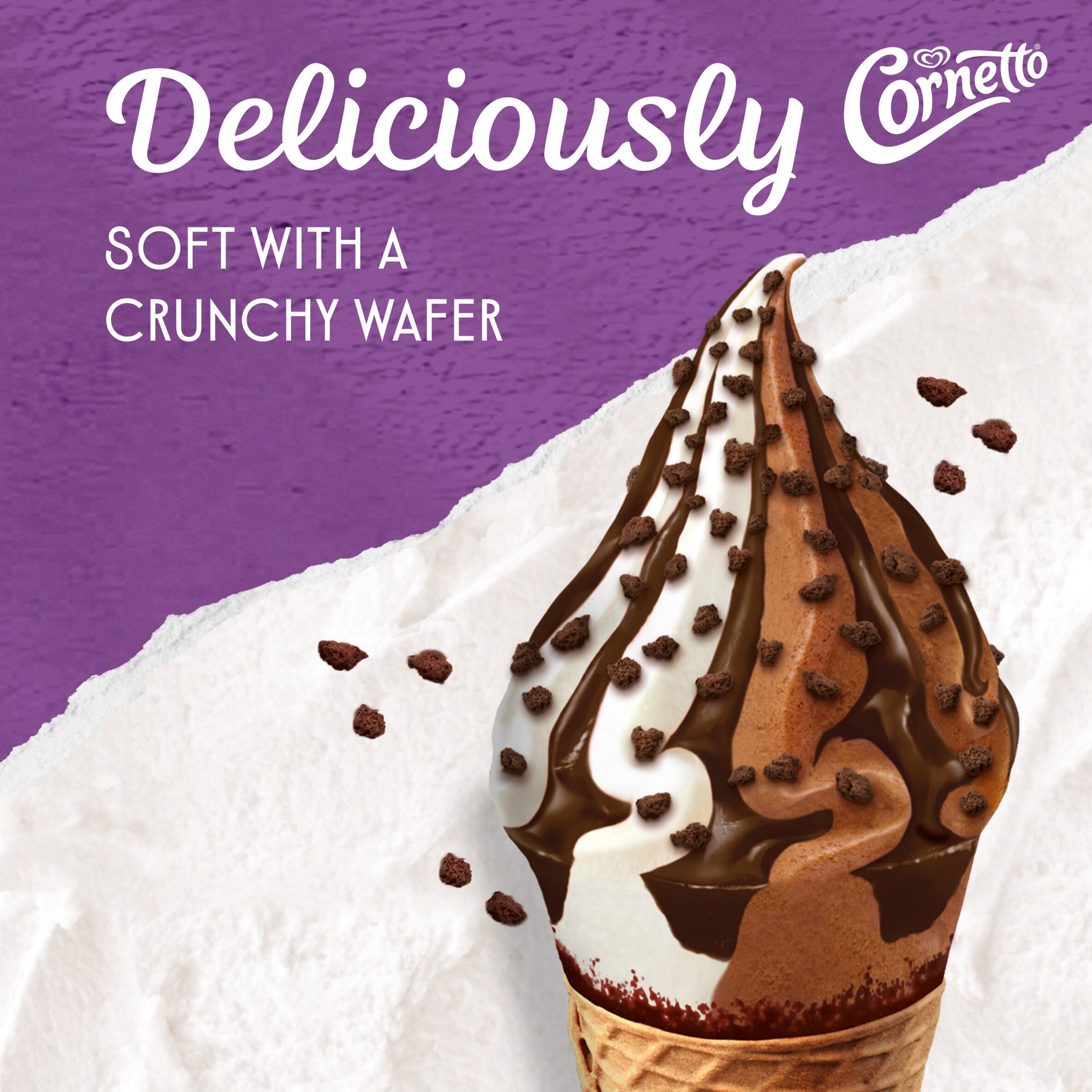 Cornetto Soft Cookie & Chocolate Ice Cream Cones 4x140ml thumbnail 6