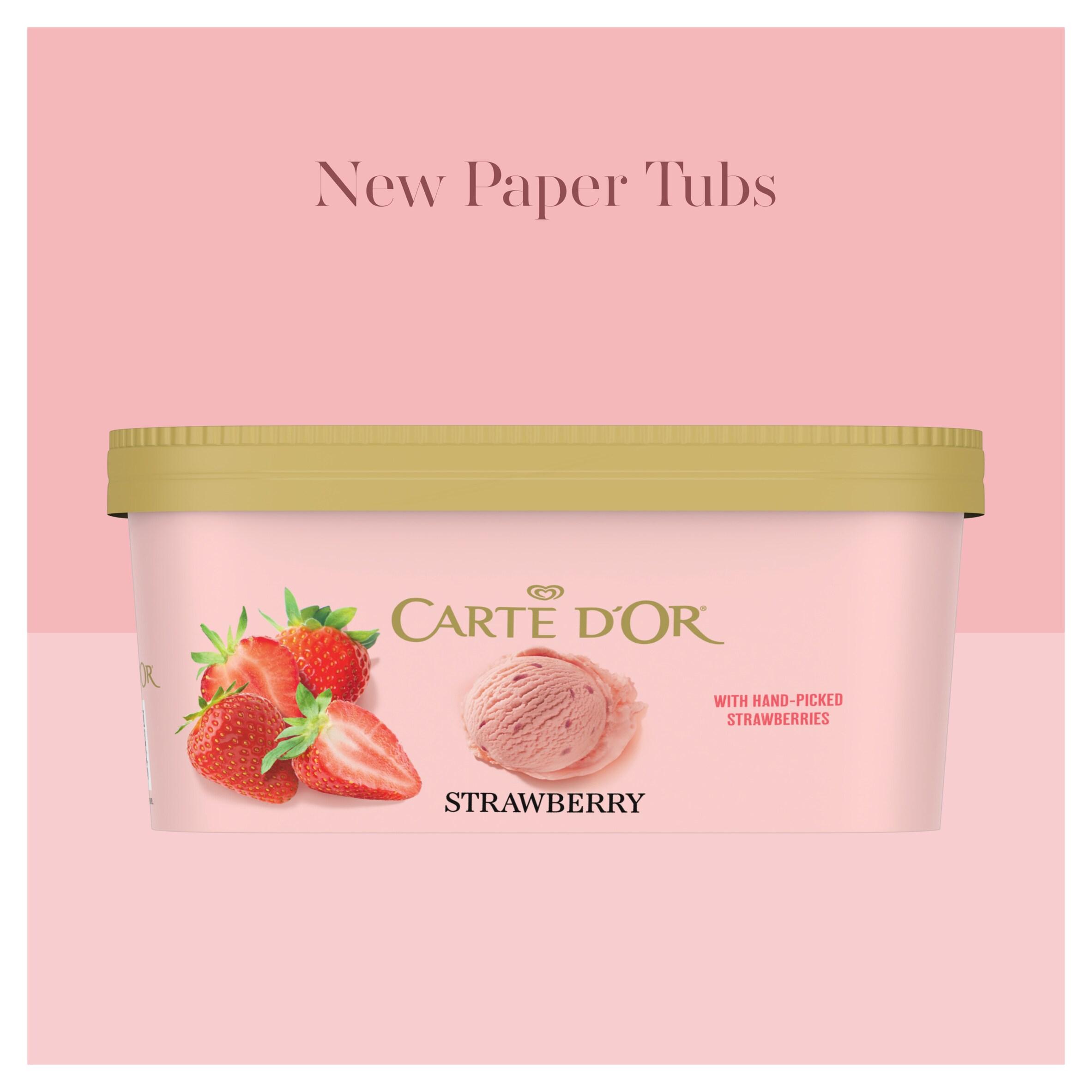 Carte D'or 900ml Delightful Strawberry Ice Cream Tub thumbnail 4