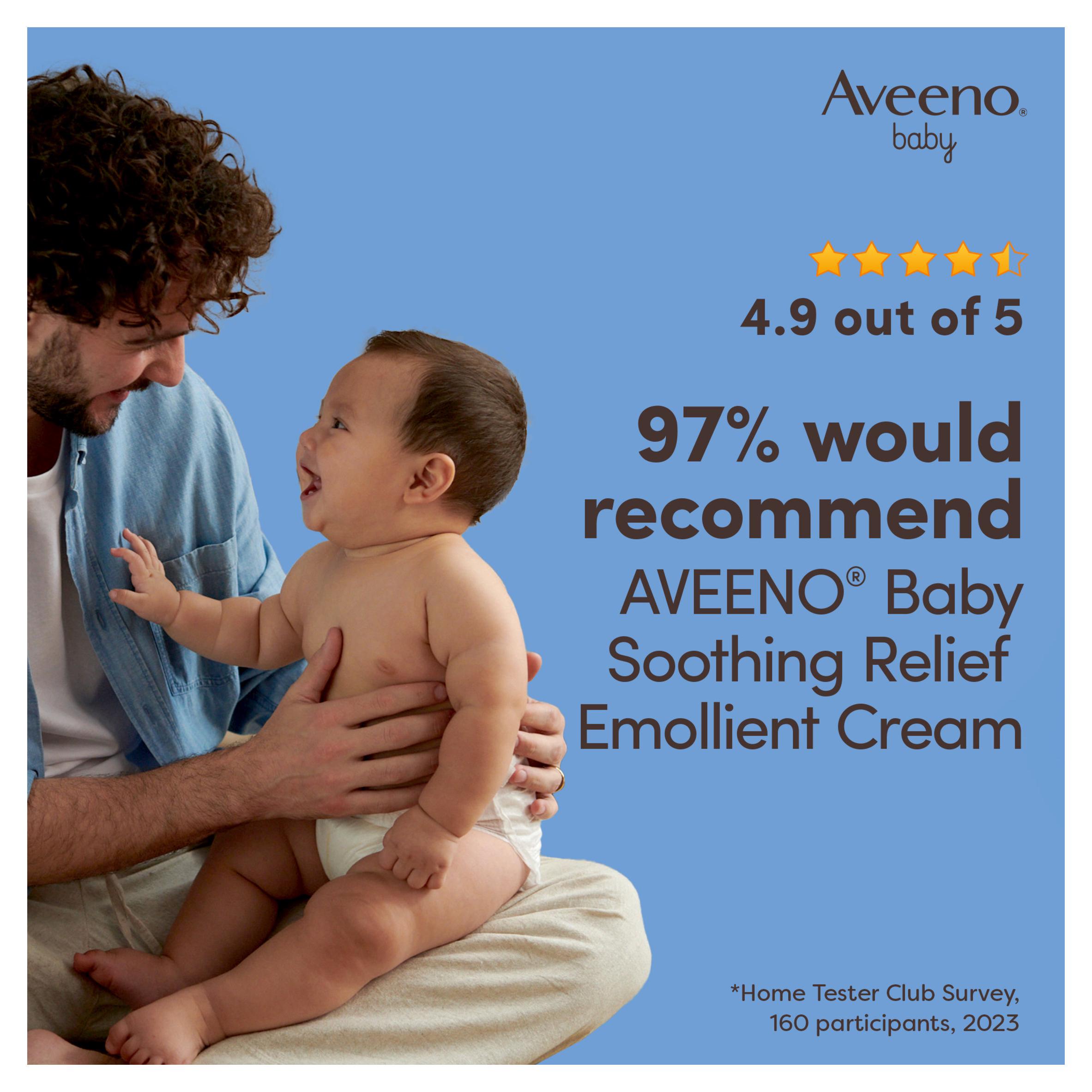 Aveeno Soothing Relief Emollient Dry Skin Baby Cream 150ml thumbnail 5