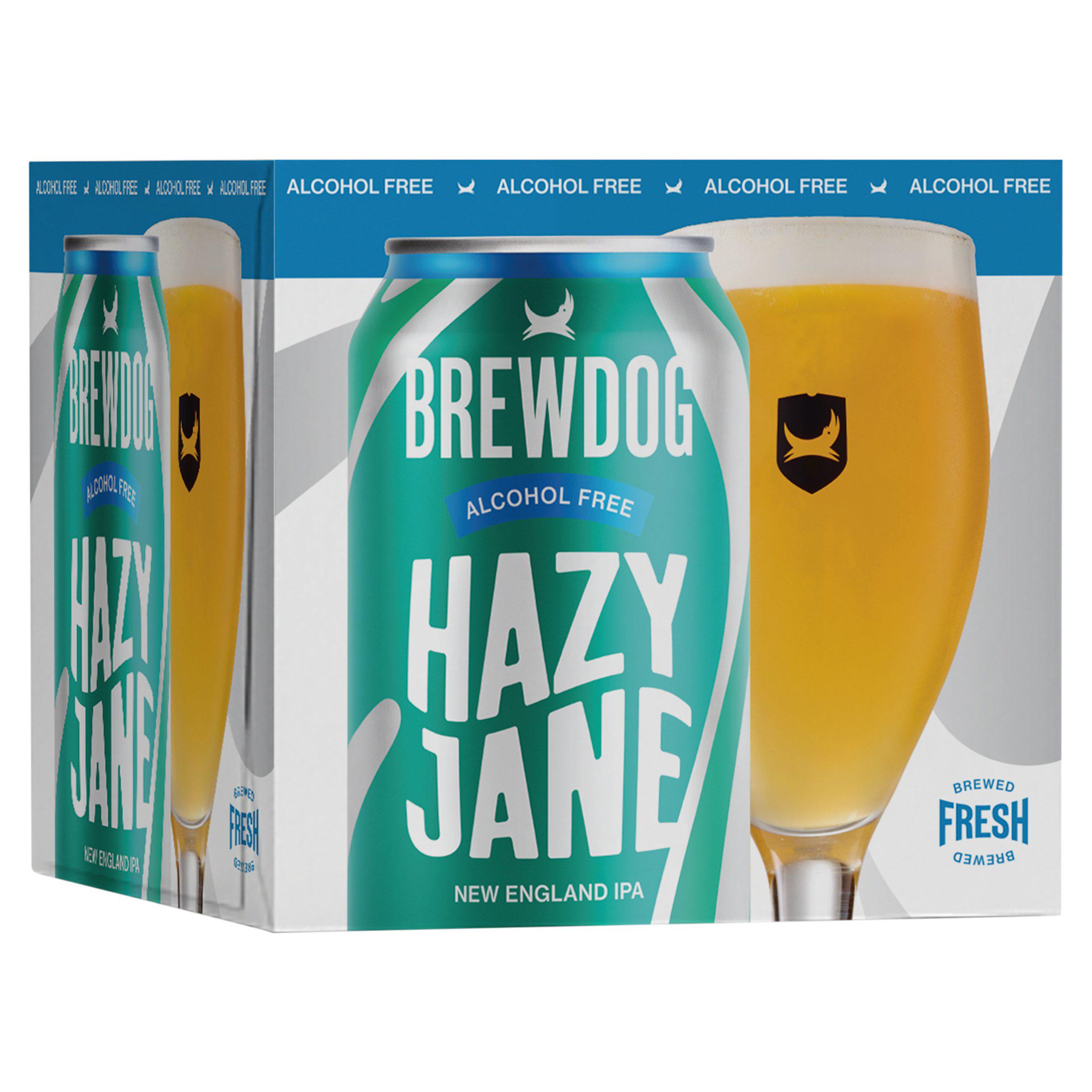 BrewDog 0.5% Low Alcohol Hazy Jane New England IPA 4 x 330ml