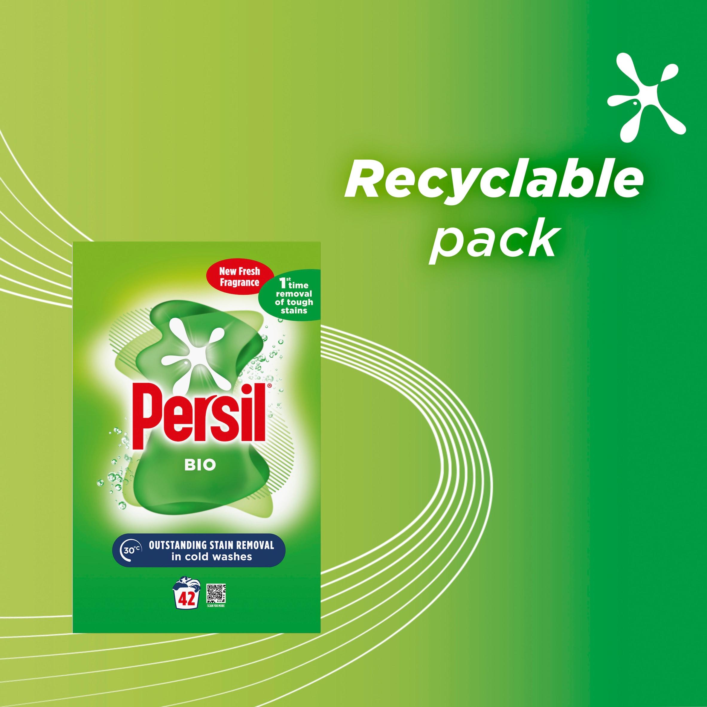 Persil Bio Washing Laundry Detergent Powder 42 Washes 2.1 kg thumbnail 5
