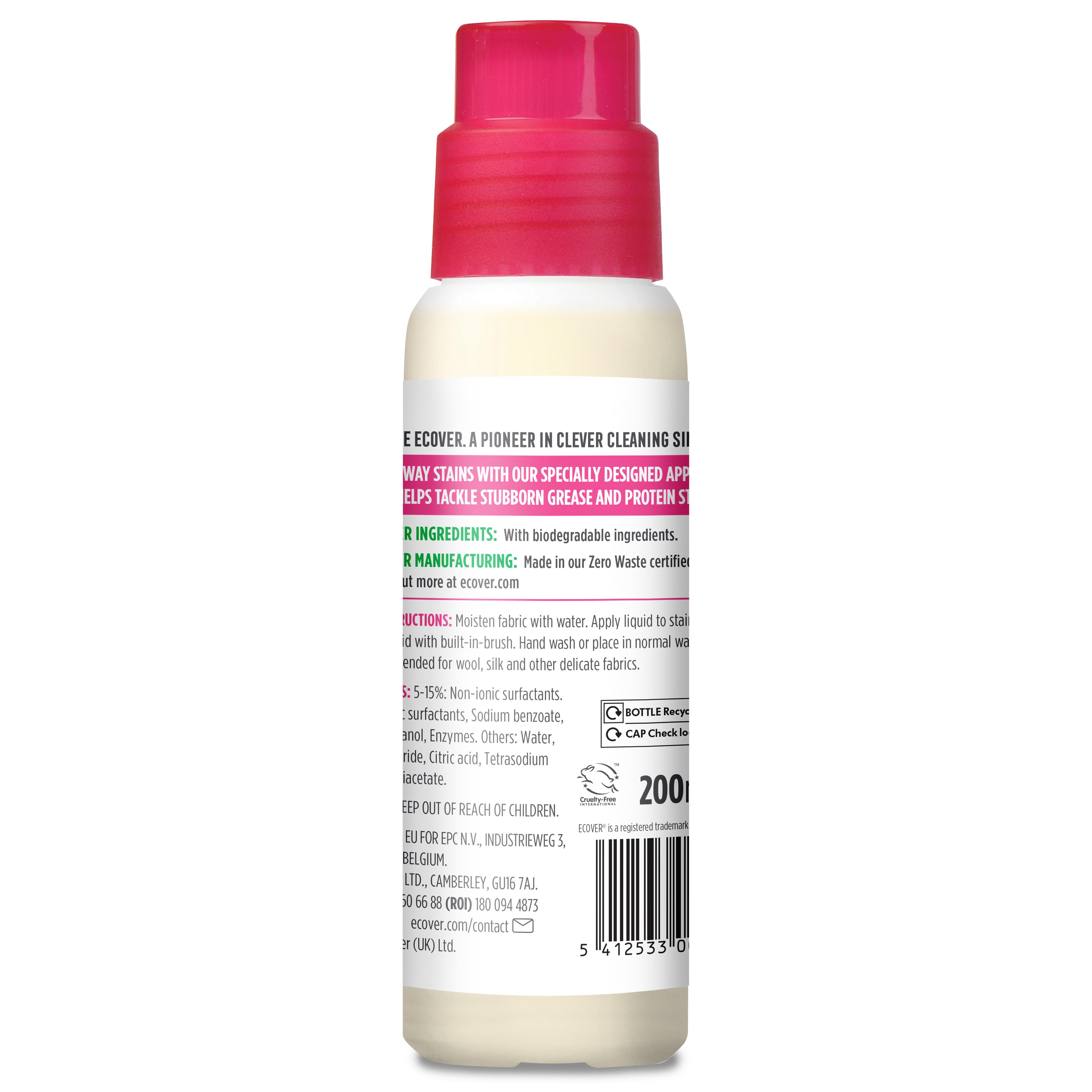 Ecover Built in Brush Stain Remover 200ml thumbnail 2