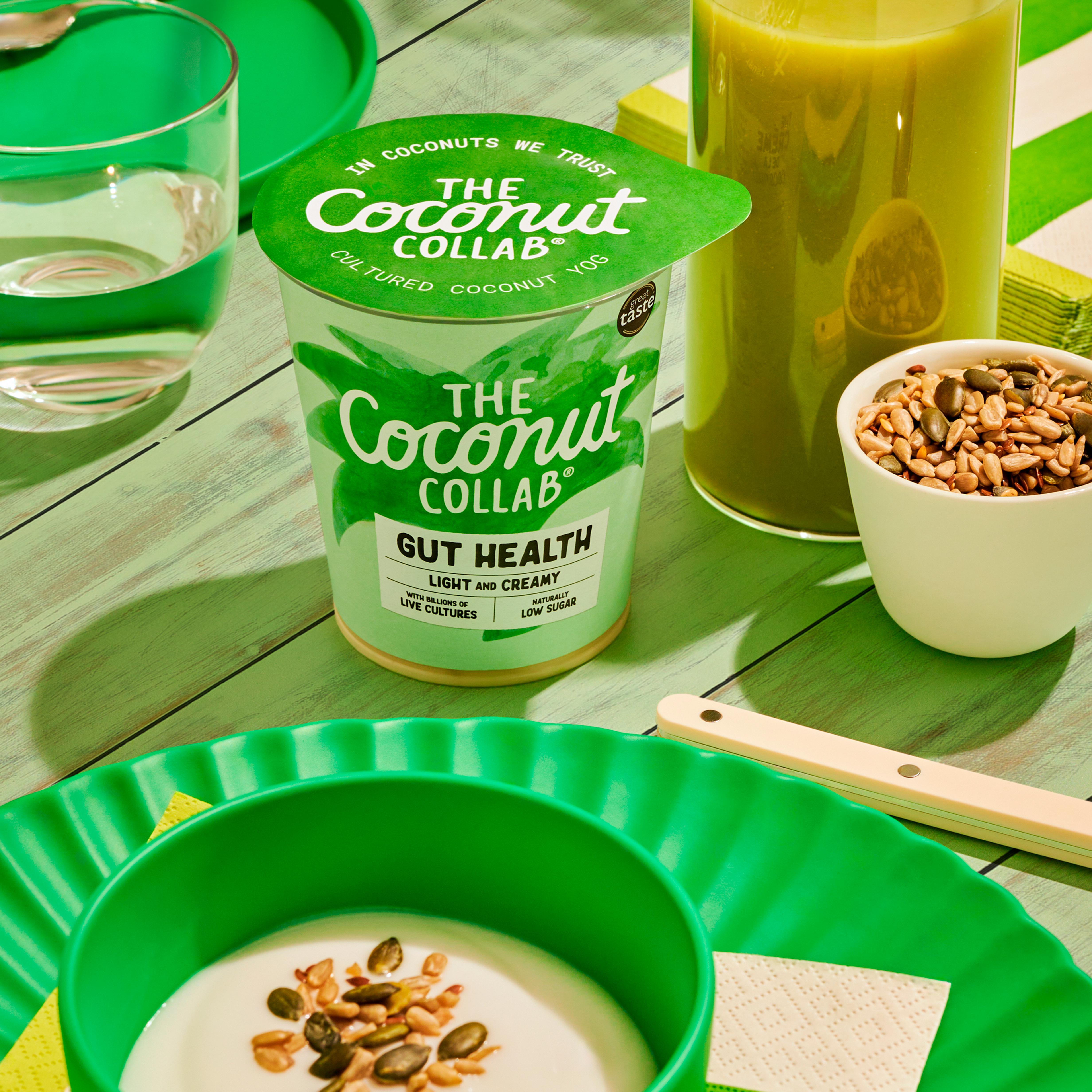 The Coconut Collab Gut Health Plain Coconut Yoghurt 350g thumbnail 3