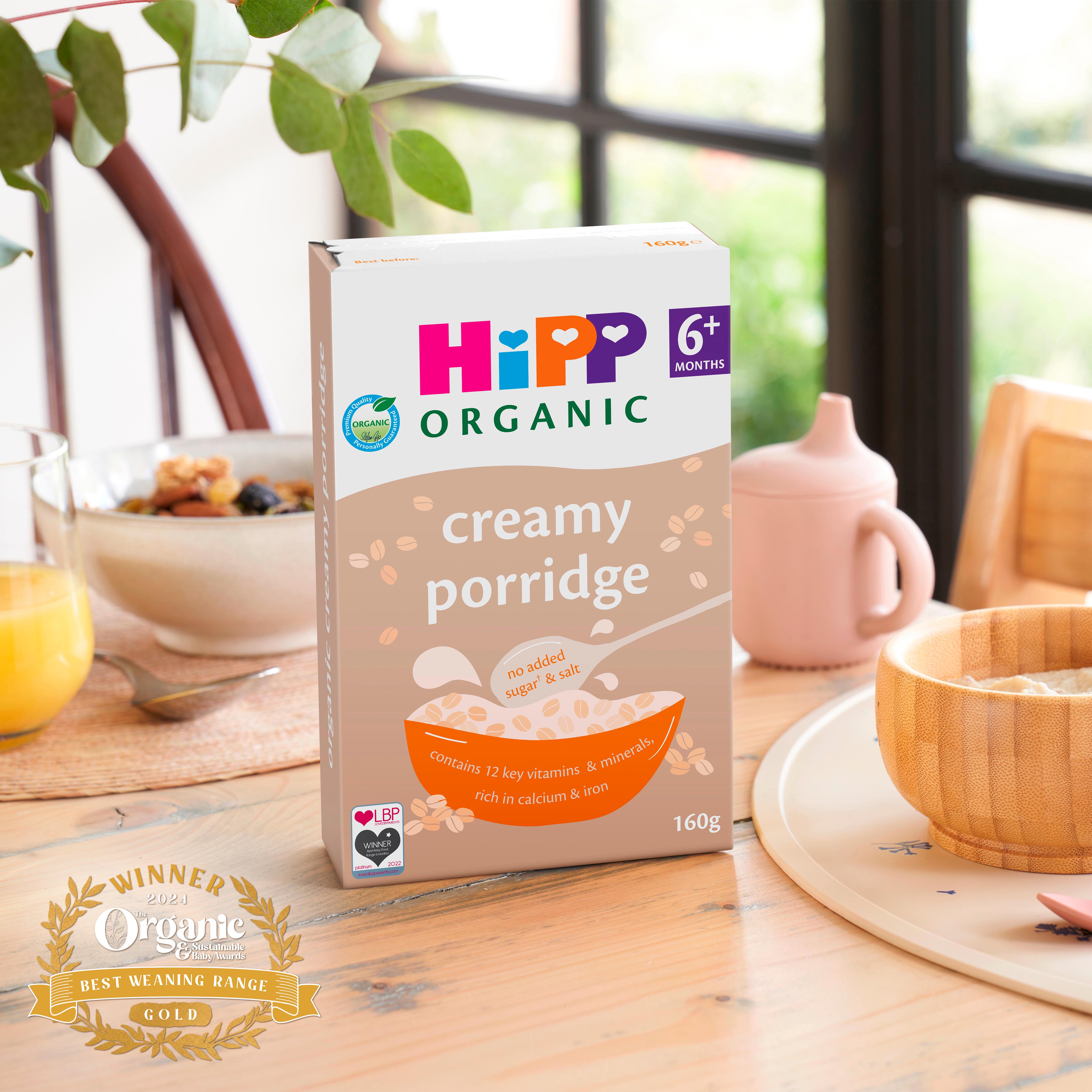 HiPP Organic Creamy Porridge 6+ Months 160g thumbnail 2