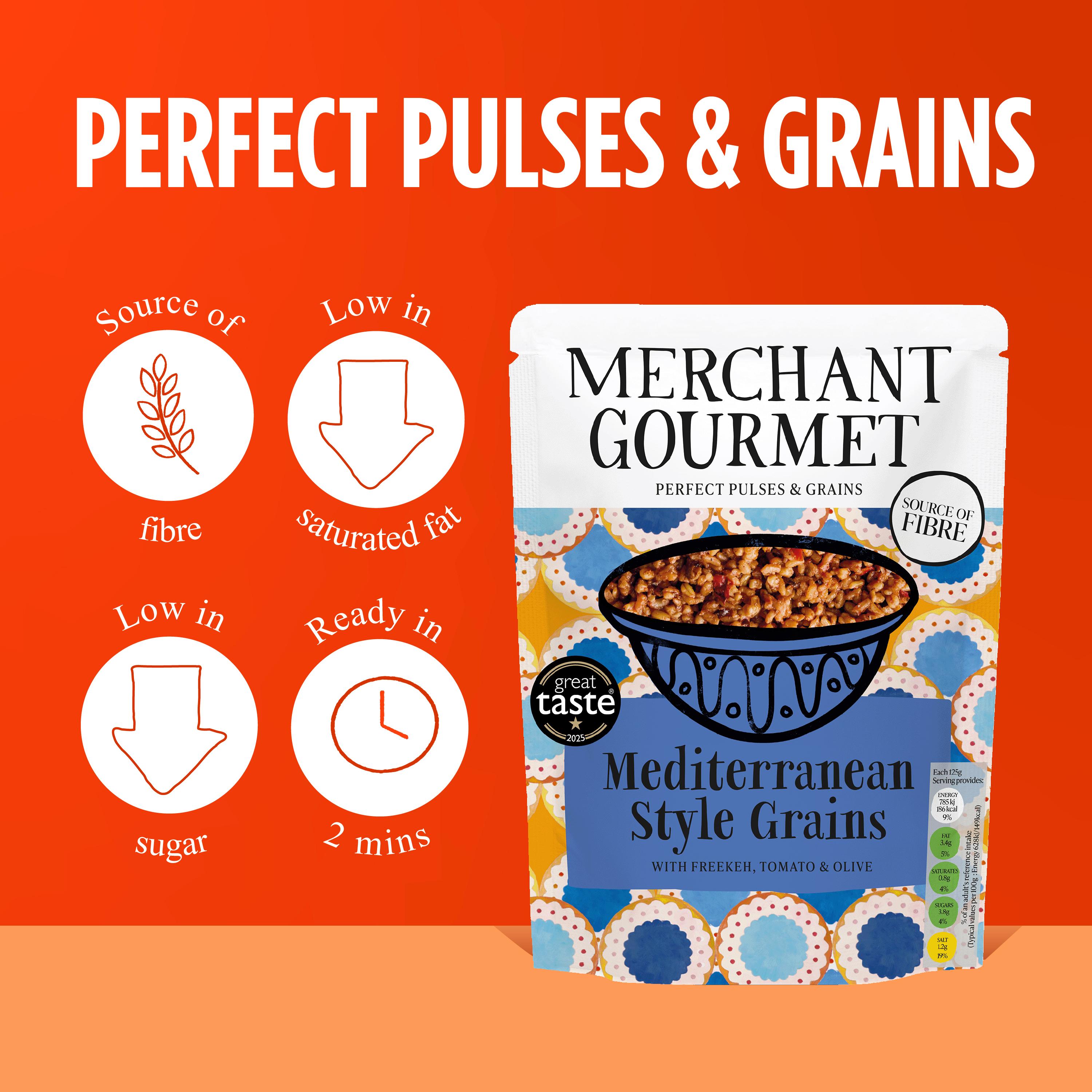Merchant Gourmet Moreish Mediterranean Style Grains With Tomato & Olive 250g thumbnail 3