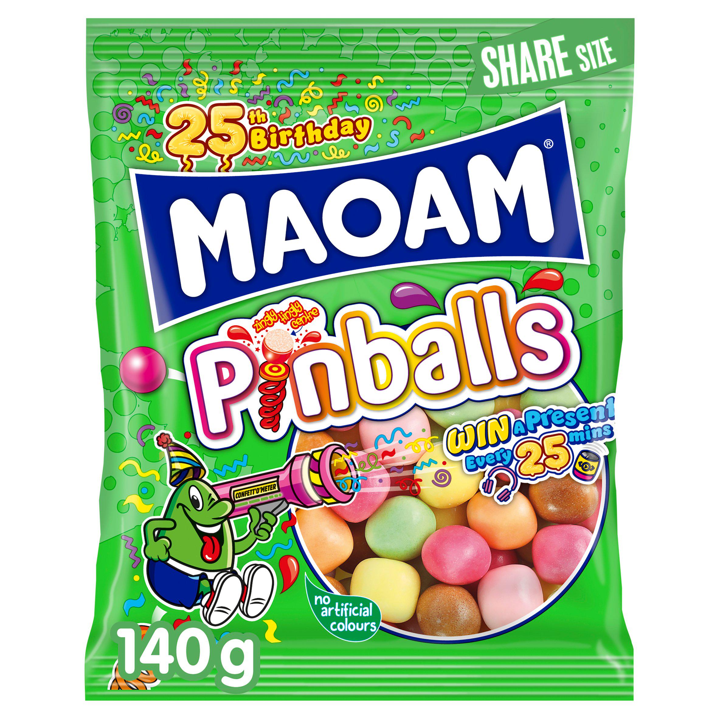 Maoam Pinballs Chewy Sweets Sharing Bag