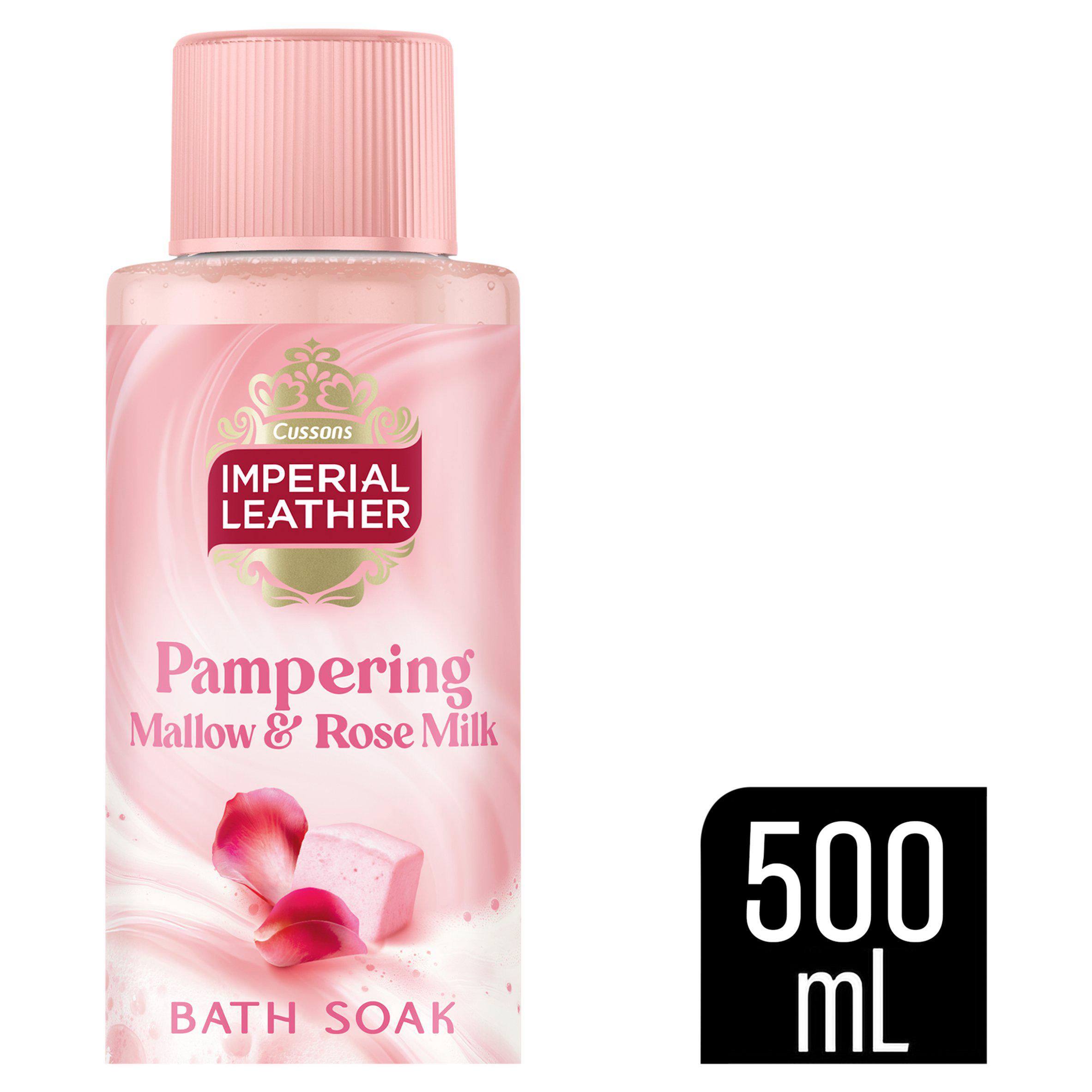 Imperial Leather Pampering Bath Soak Mallow & Rose Milk 500ml