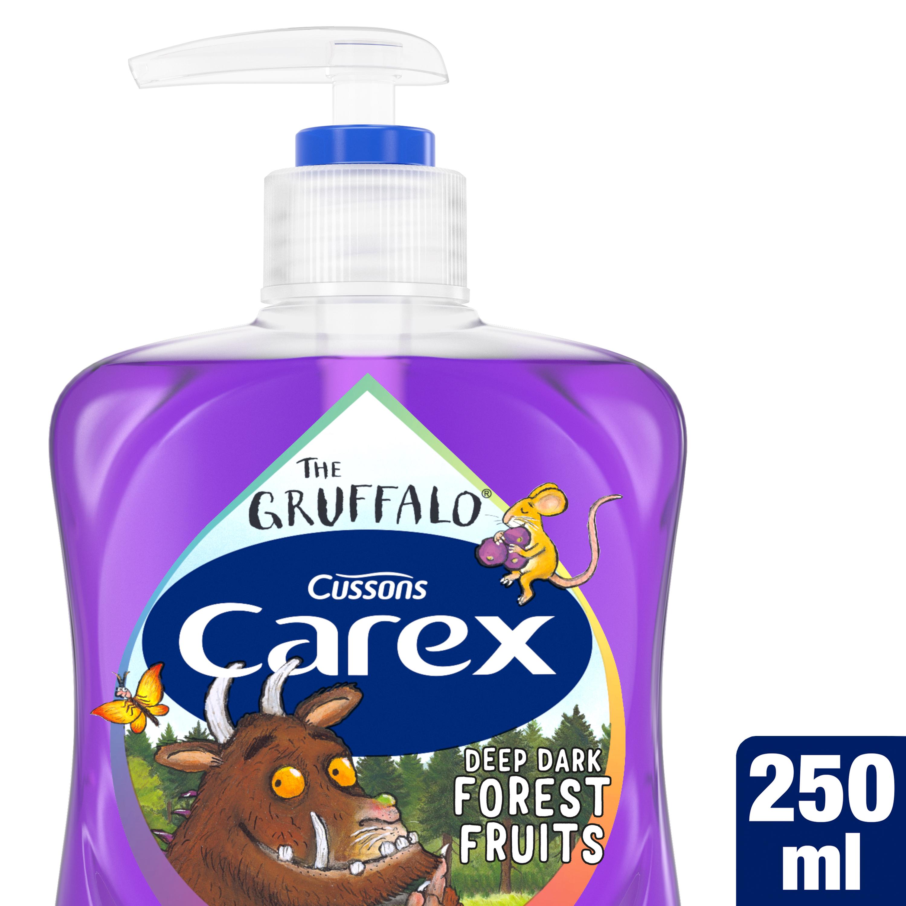 Carex 250ml Gruffalo Deep Dark Forest Fruits Antibacterial Hand Wash thumbnail 3