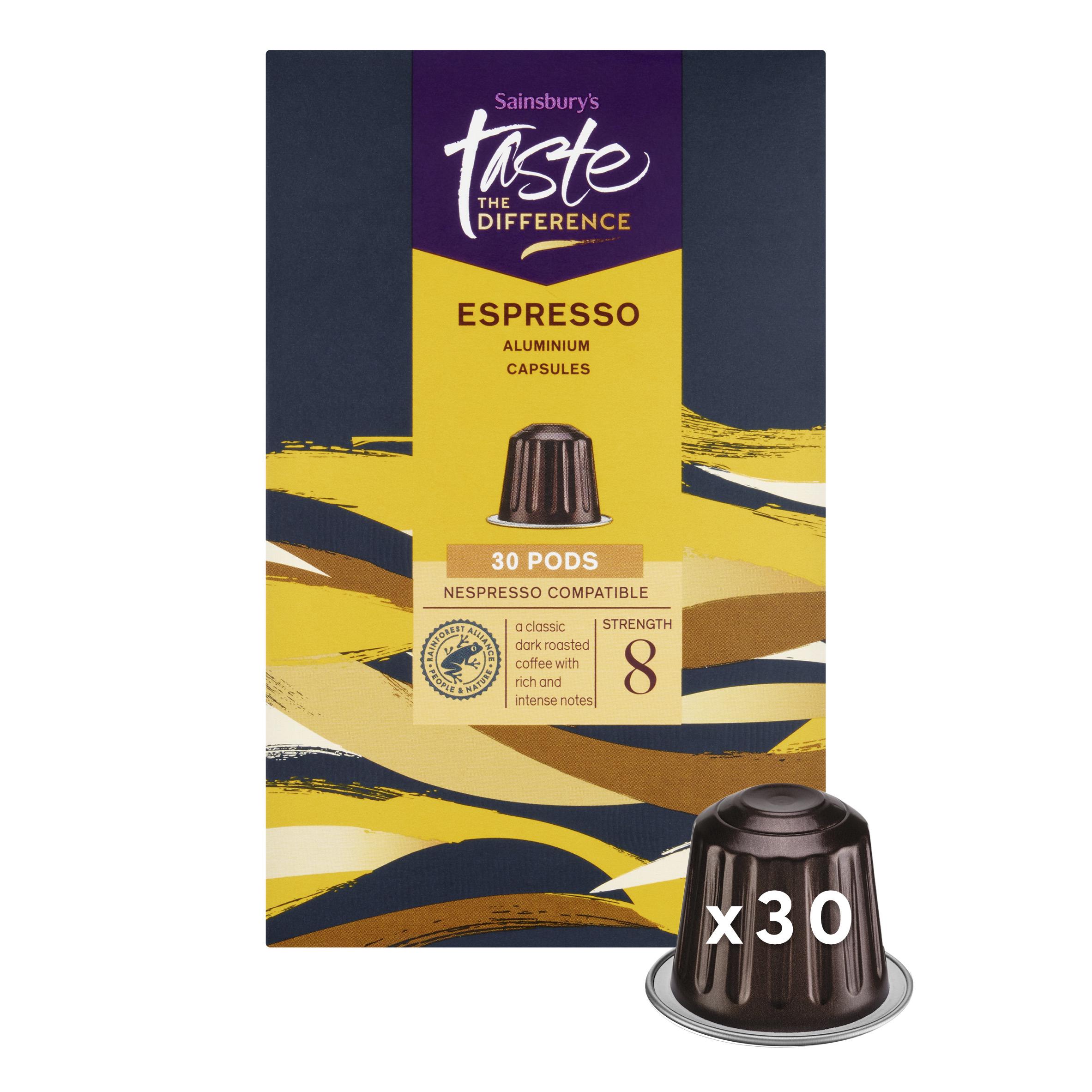 Sainsbury's Espresso Pods, Taste the Difference x30 156g thumbnail 2