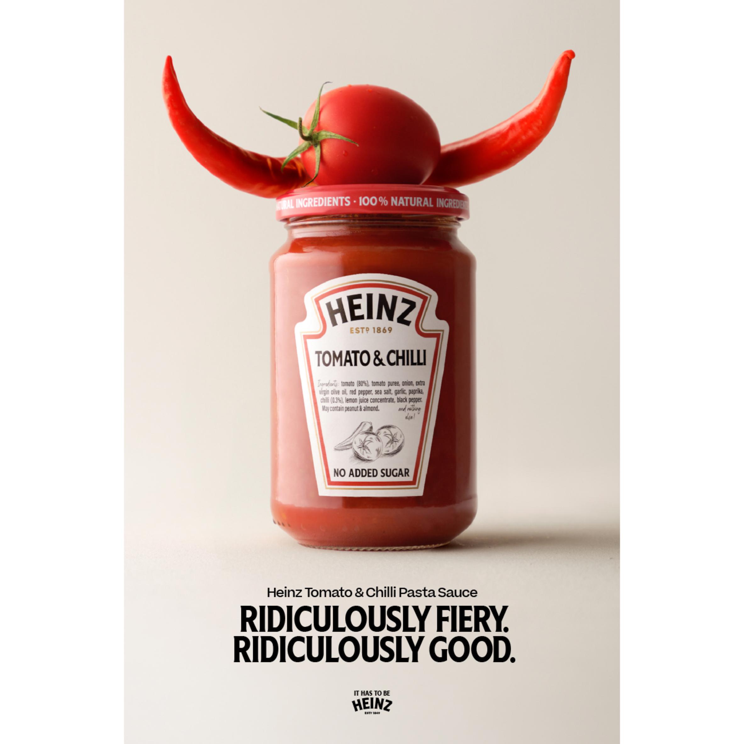 Heinz Tomato & Chilli Pasta Sauce 350g thumbnail 2