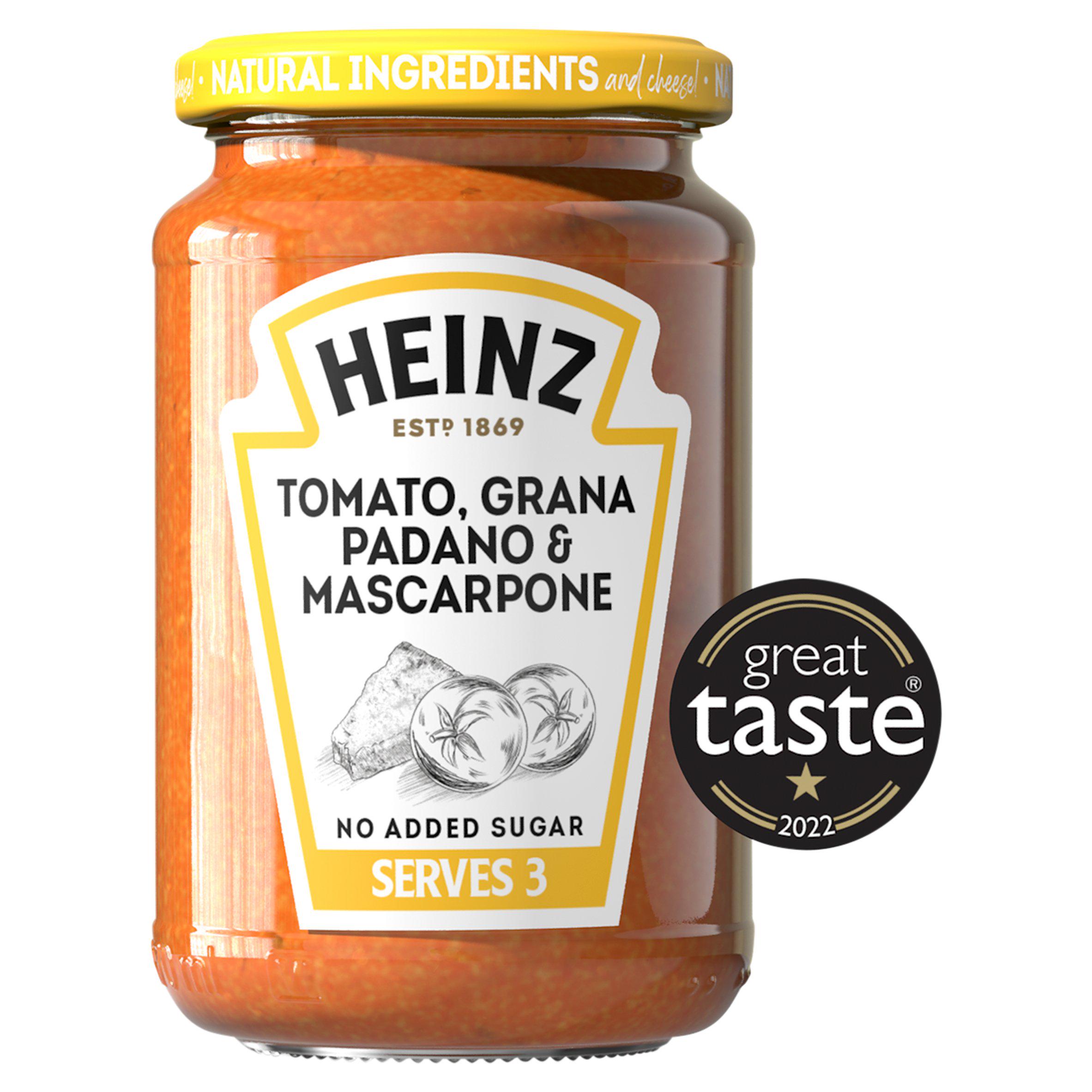 Heinz Tomato Grana Padano & Mascarpone Pasta Sauce 350g