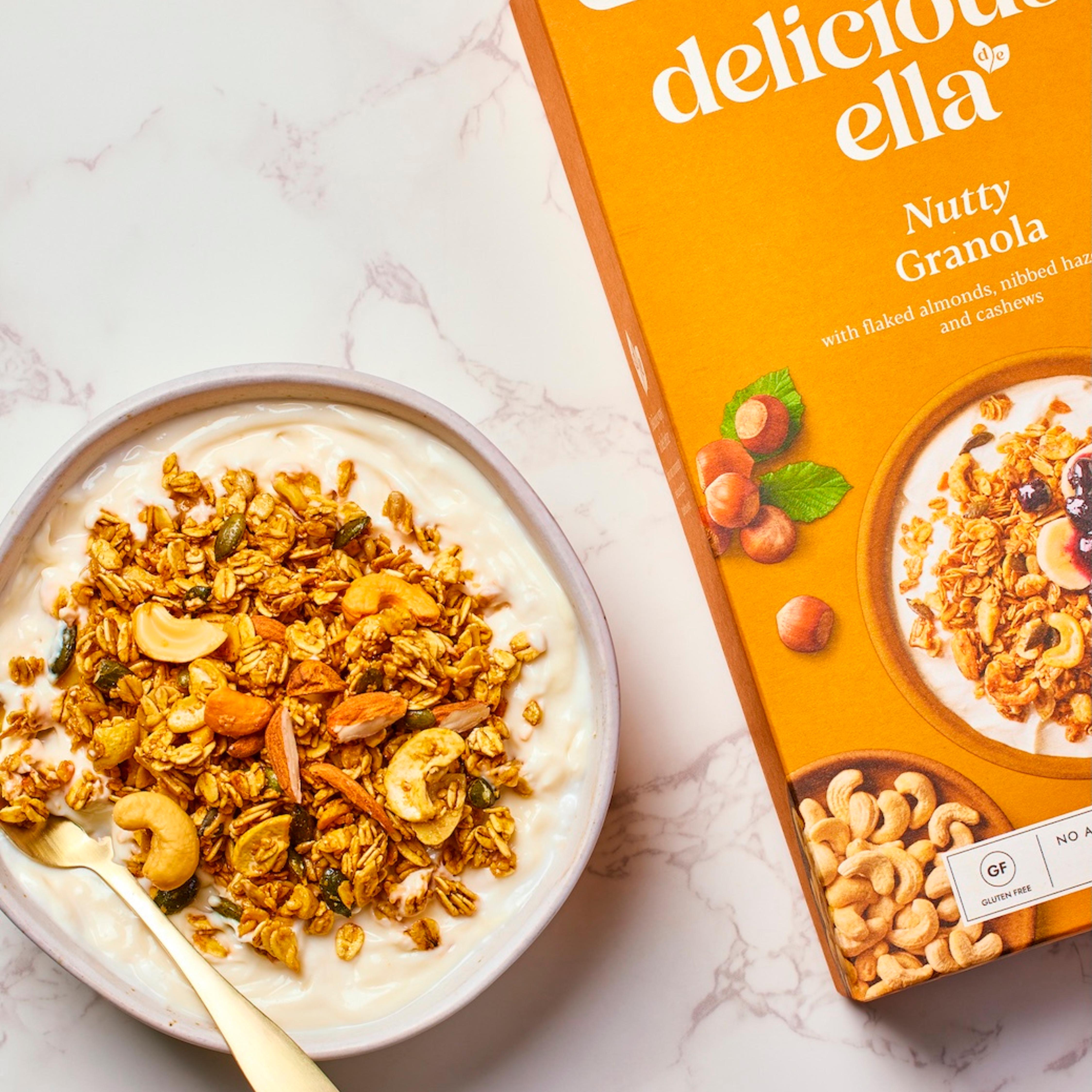 Deliciously Ella 380g Nutty Granola Breakfast Cereal thumbnail 4