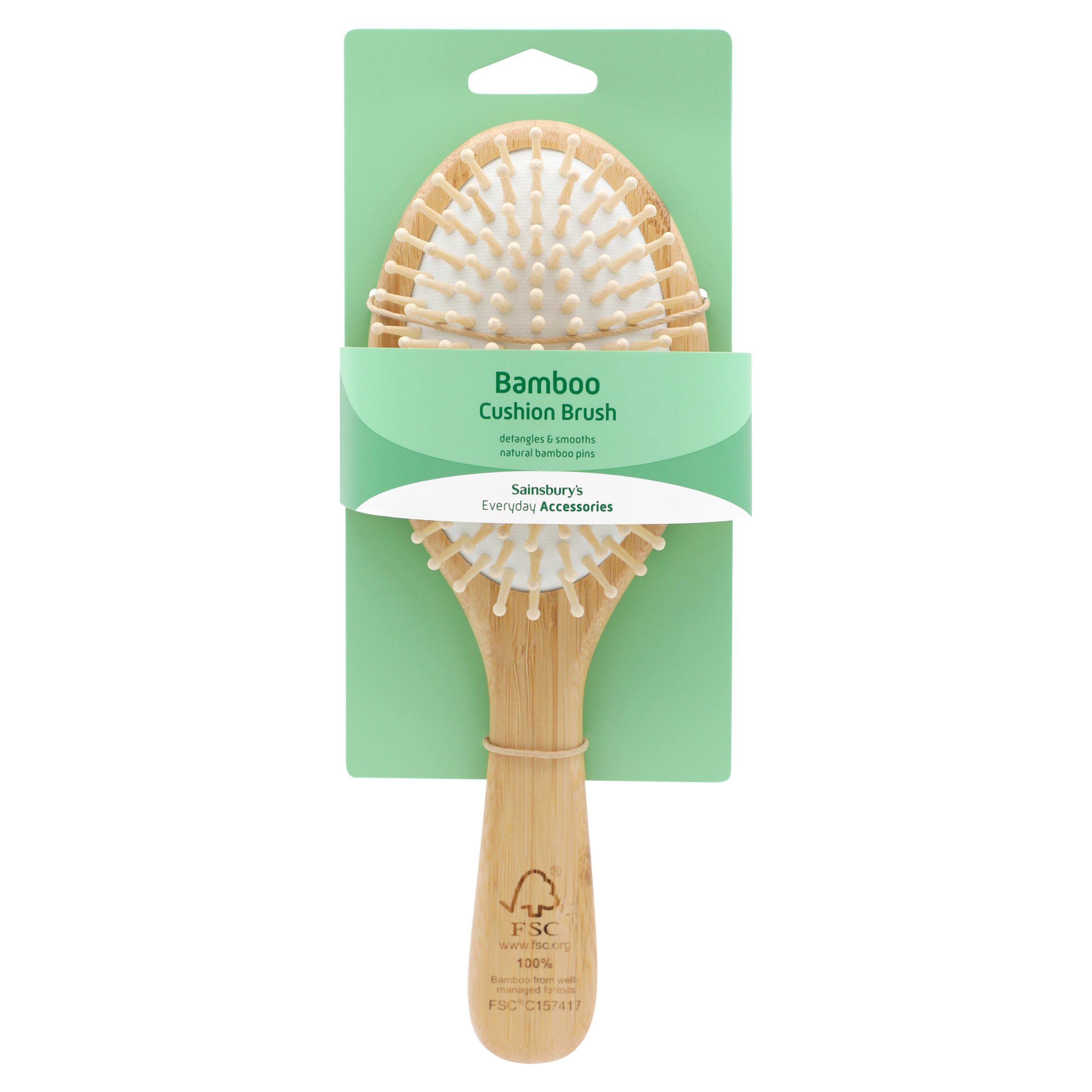 Sainsbury's Bamboo Round Brush
