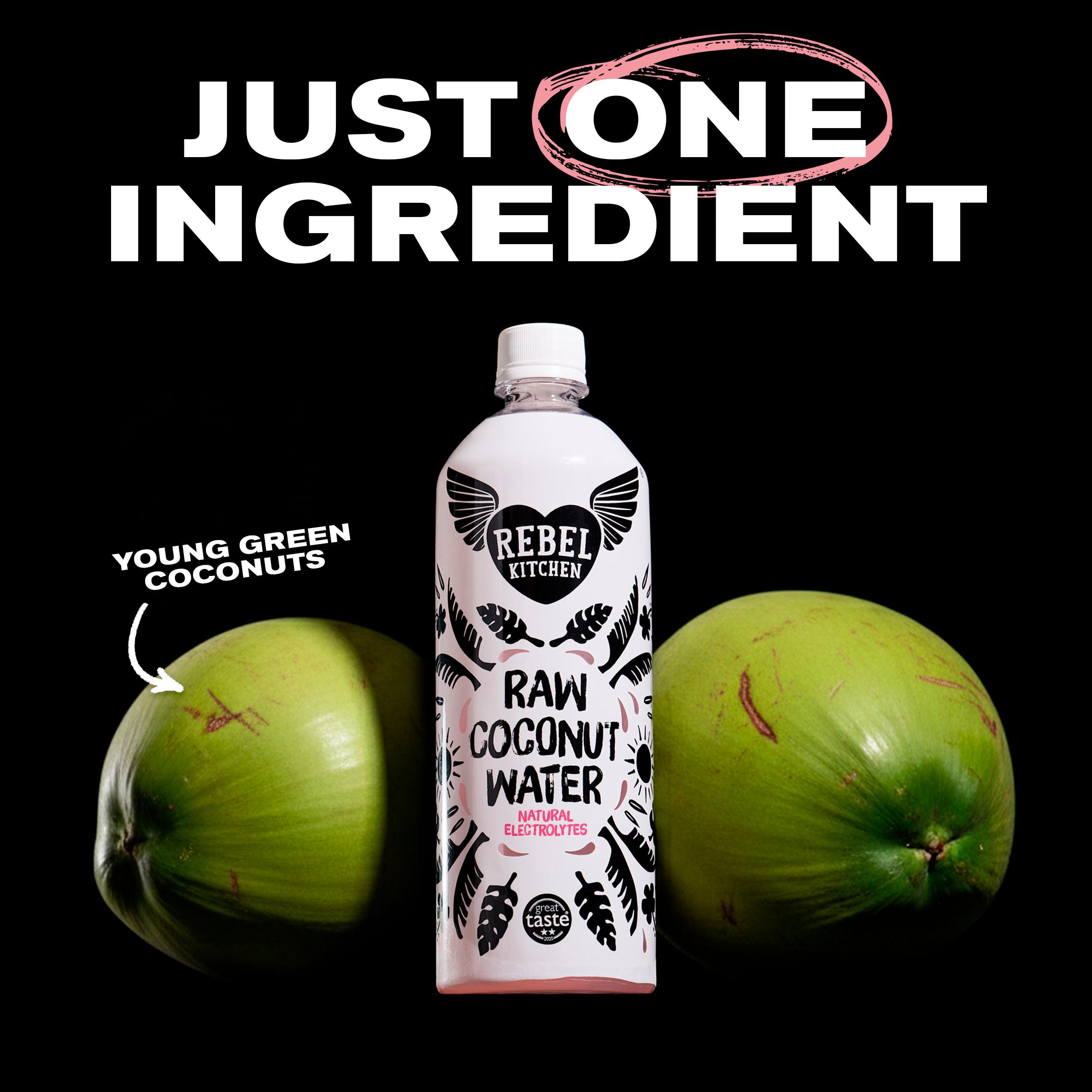 Rebel Kitchen Raw Coconut Water 750ml thumbnail 2