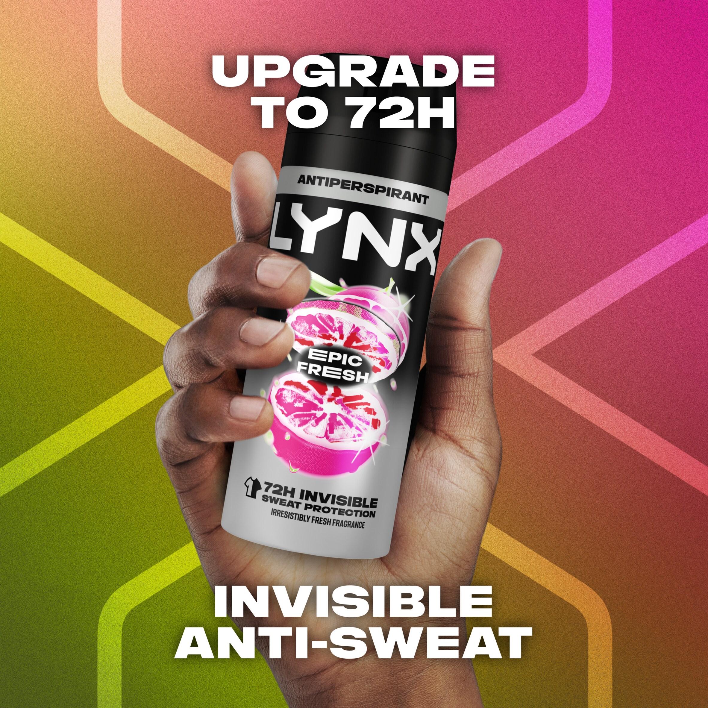 Lynx Epic Fresh 72h Antiperspirant Deodorant for Men 150ml thumbnail 2