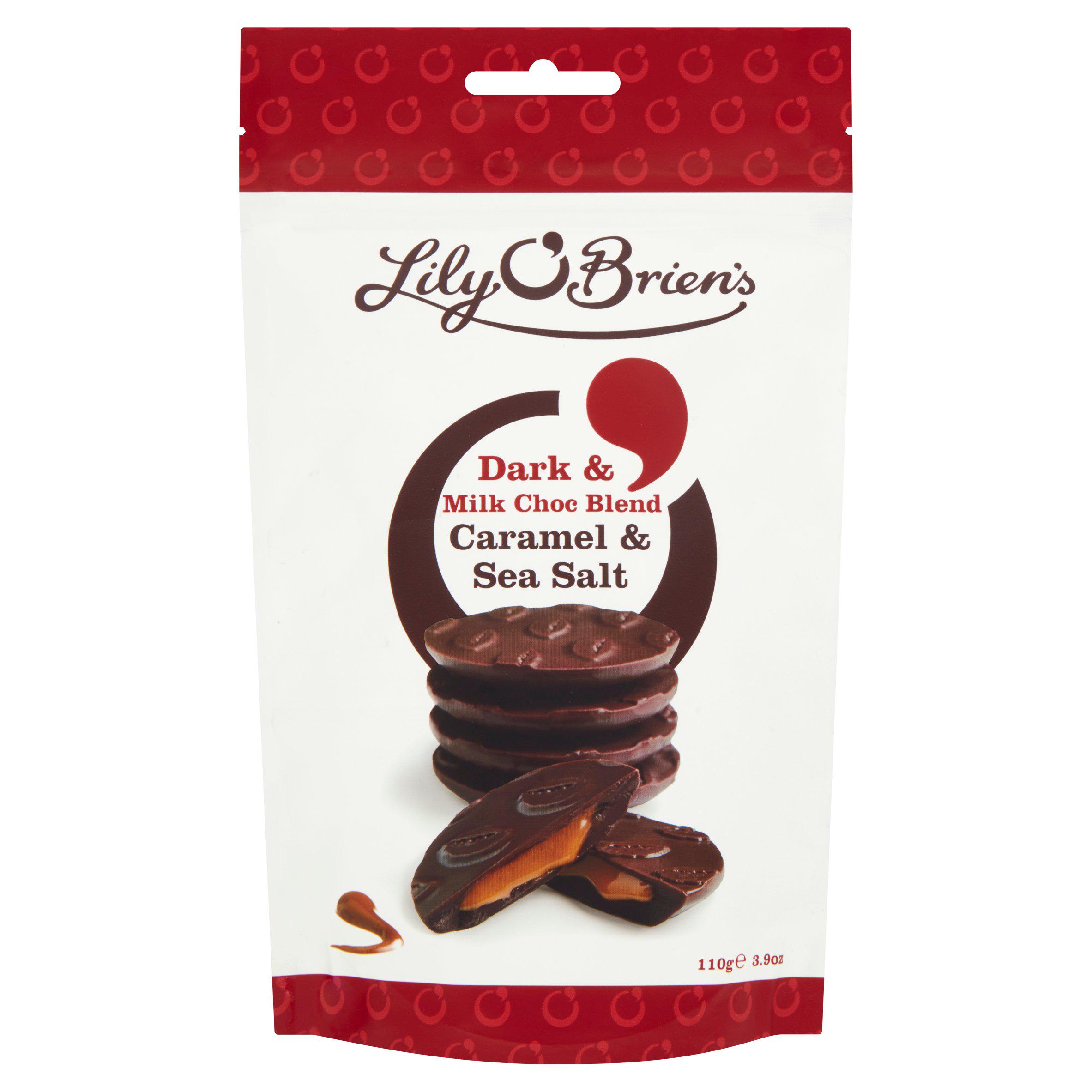 Dark & Milk Choc Blend Caramel & Sea Salt 110g
