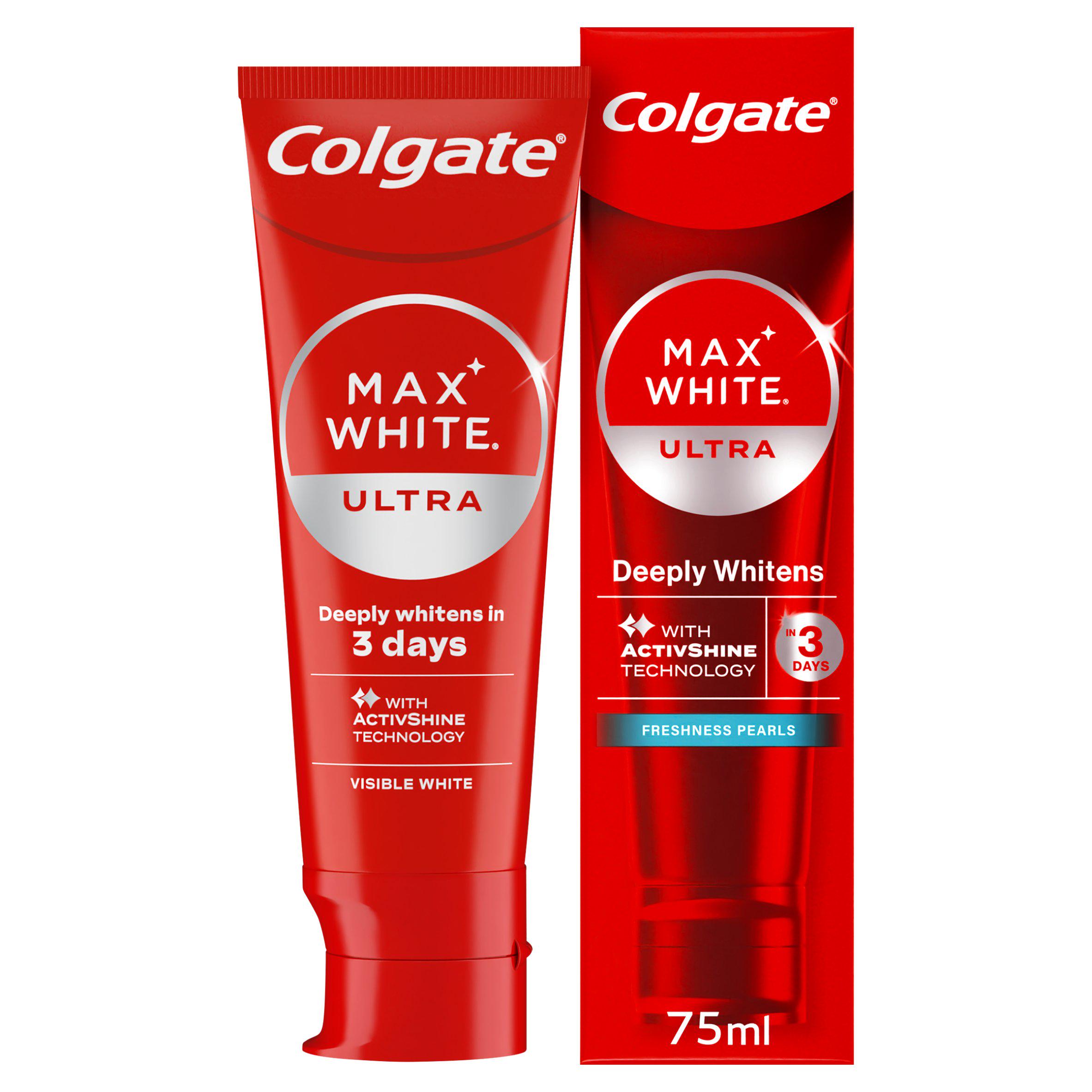 Colgate Max White Ultra Freshness Pearls Teeth Whitening Toothpaste 75ml