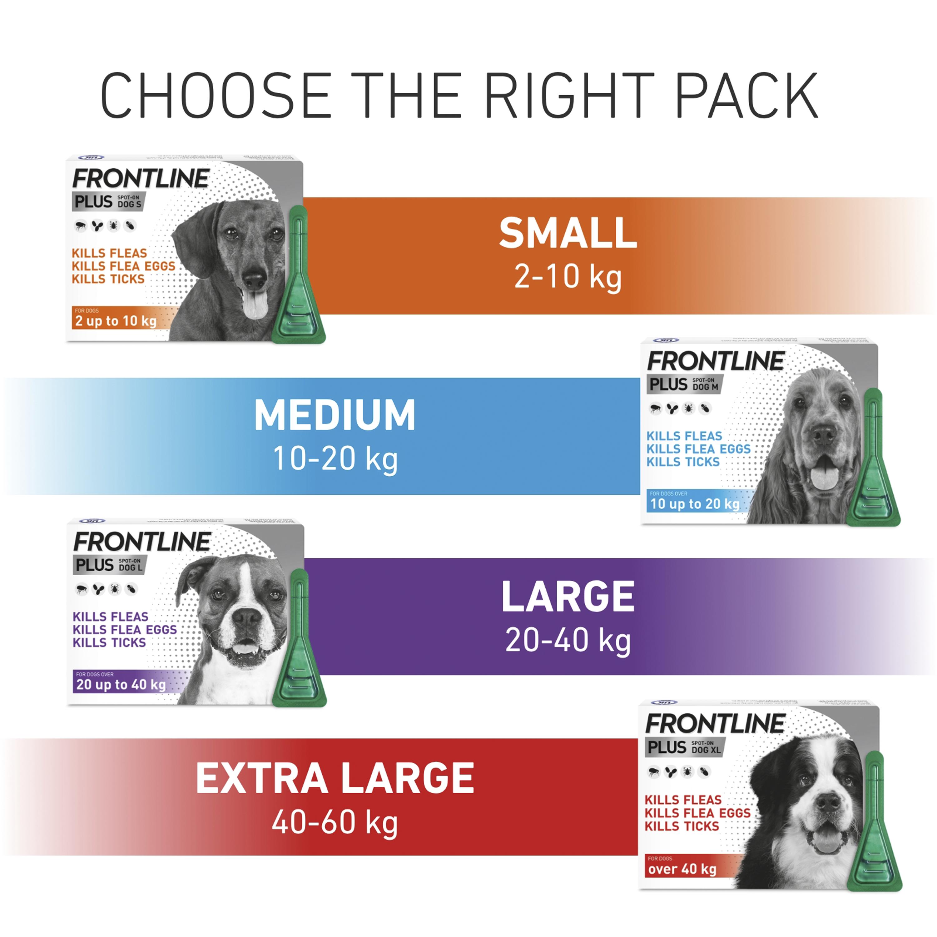Frontline Plus Spot On Dog M 10 up to 20kg thumbnail 5