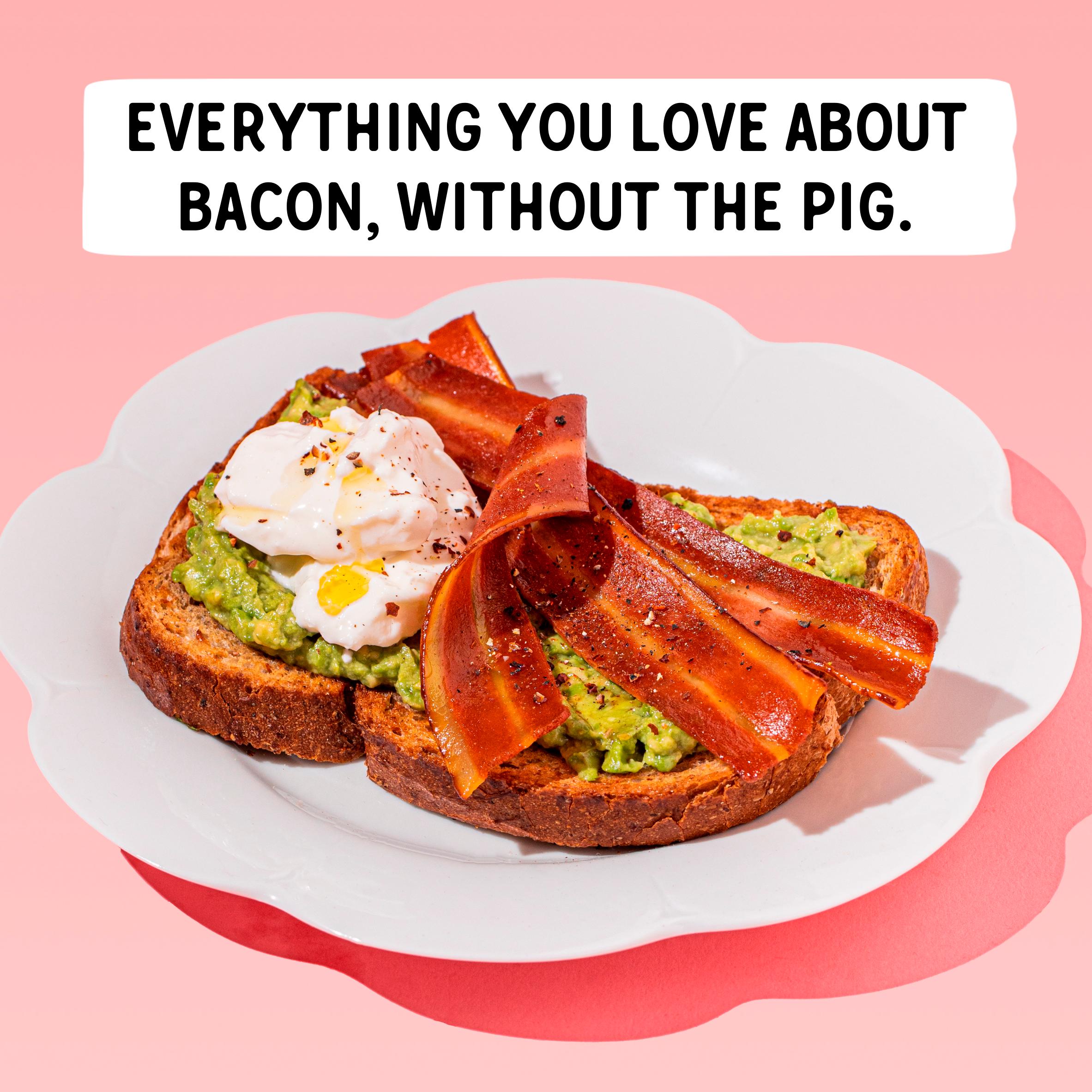 La Vie Plant Based Bacon Smoked Rashers x8 120g thumbnail 3