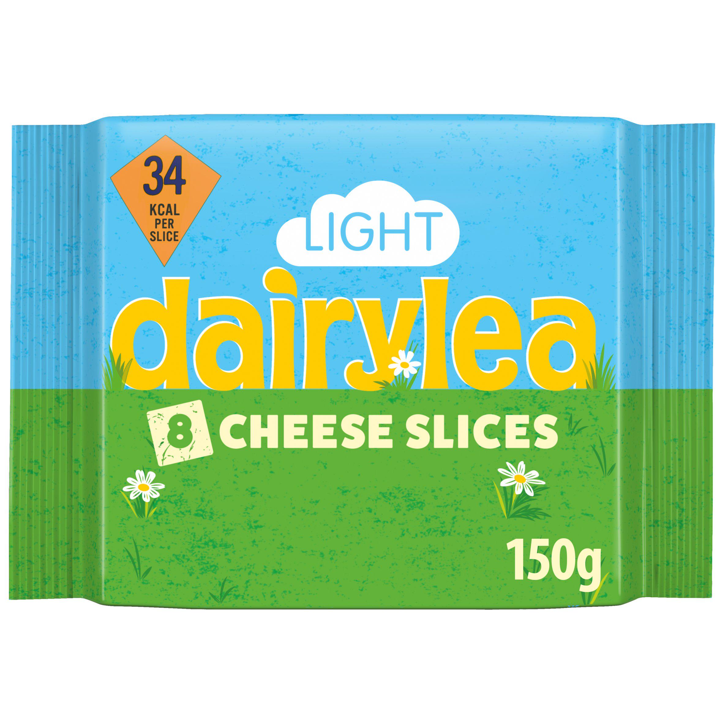 dairylea Light Cheese Slices 8 x 20.5g (164g)