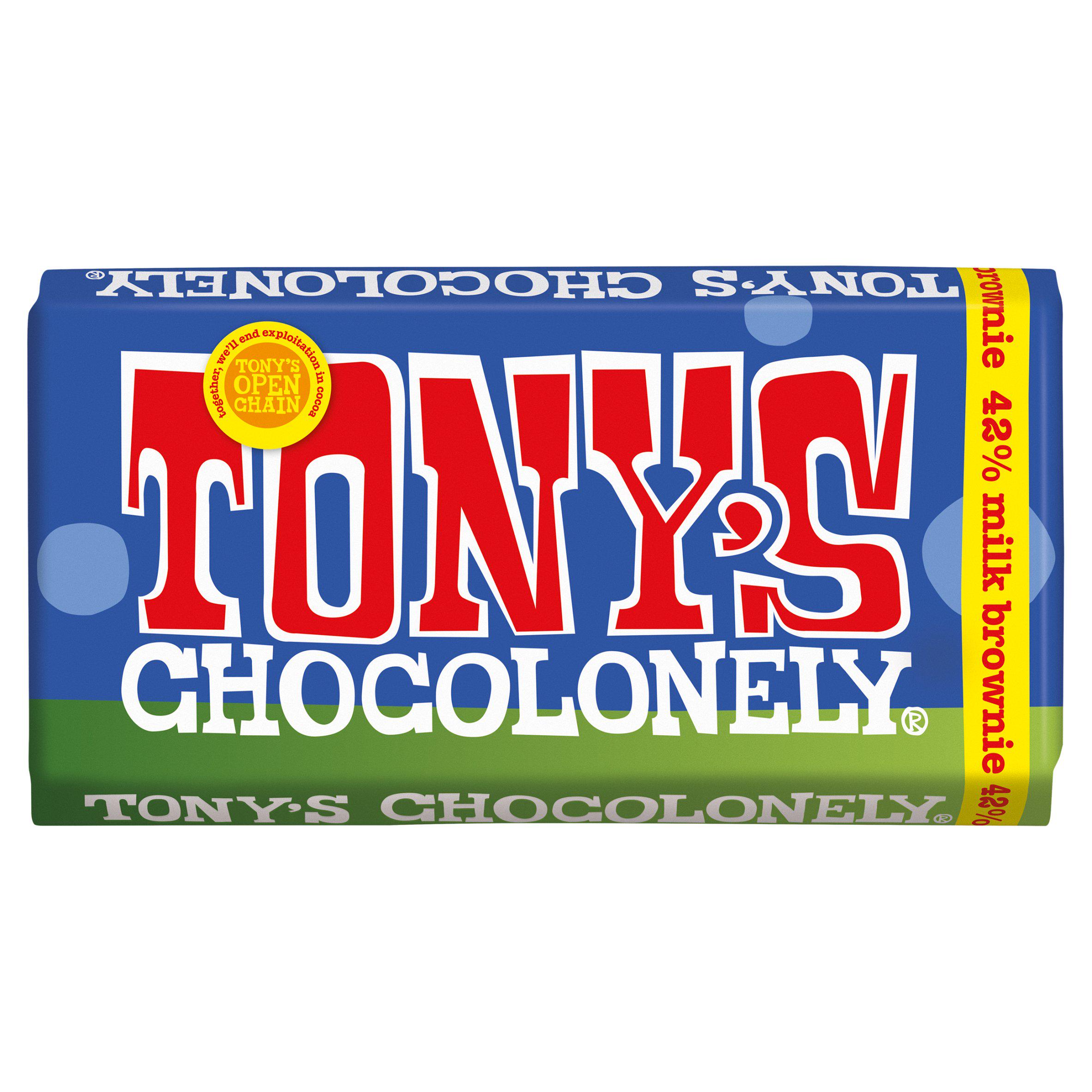 Tony's Chocolonely Dark Milk Chocolate Fudge Brownie