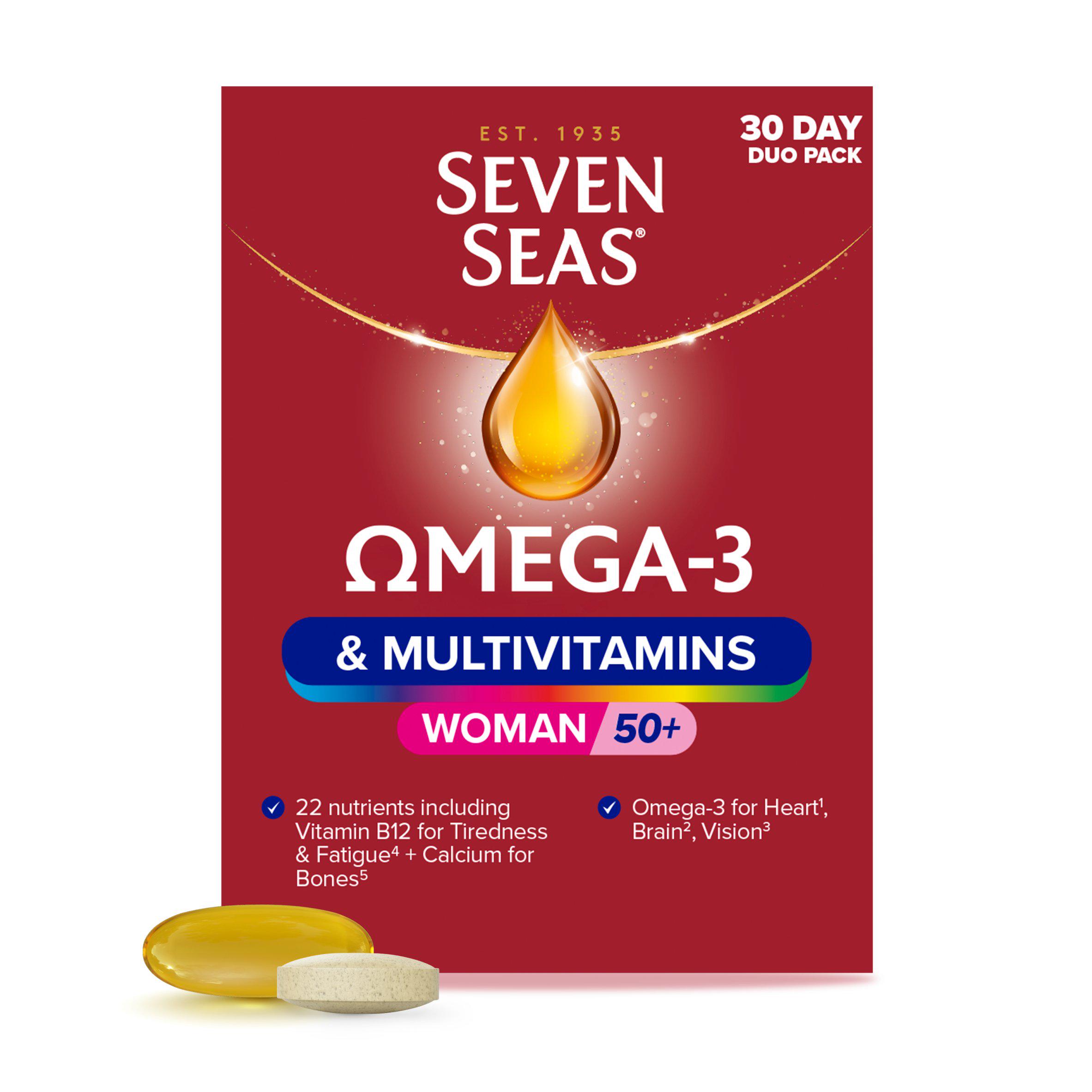 Seven Seas Omega-3 & Multivitamins Woman 50+