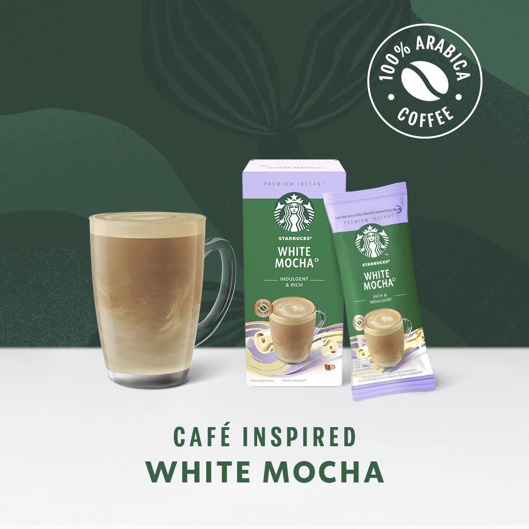 Starbucks White Mocha Instant Coffee Sachets 5x24g thumbnail 3