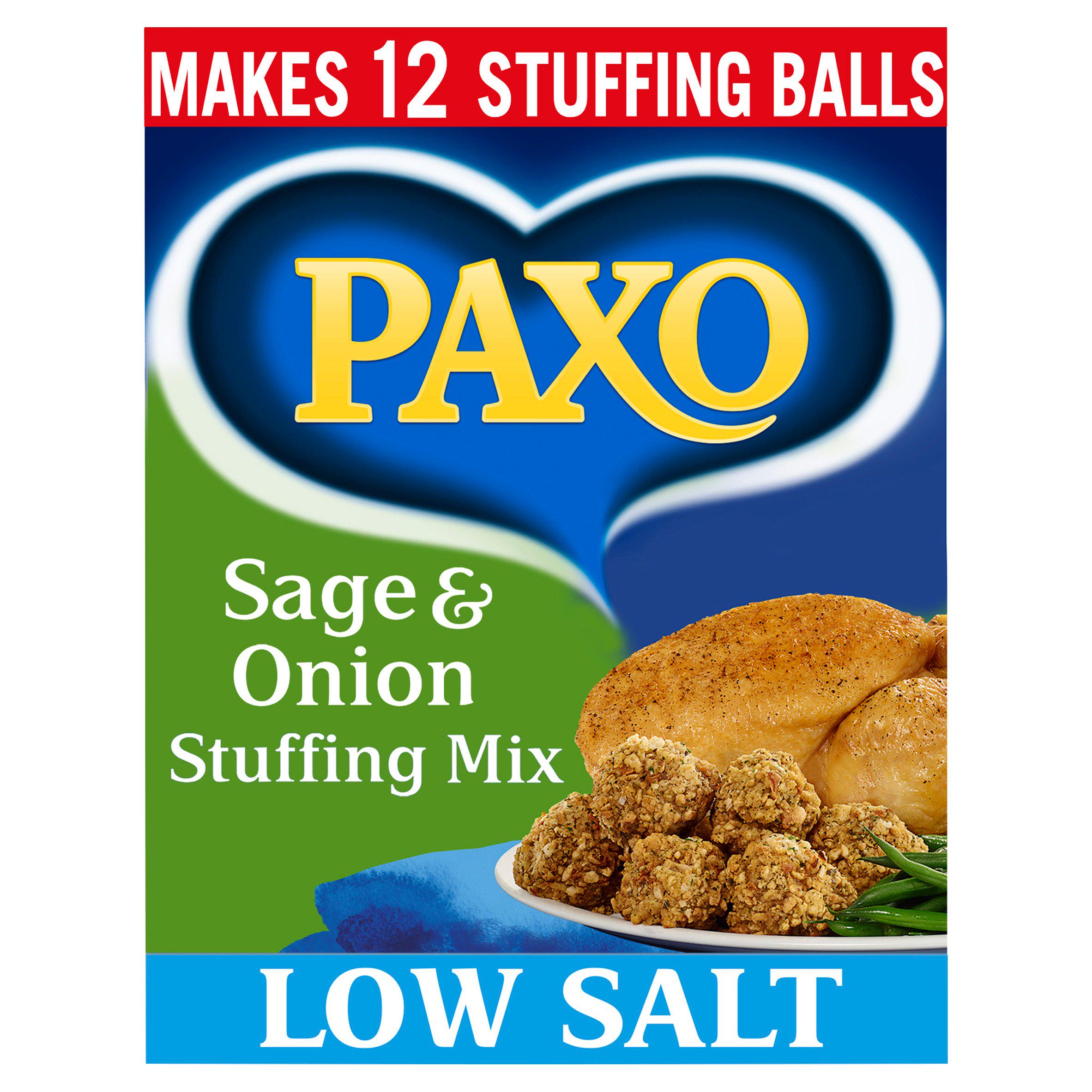 Paxo Sage and Onion Low Salt Stuffing