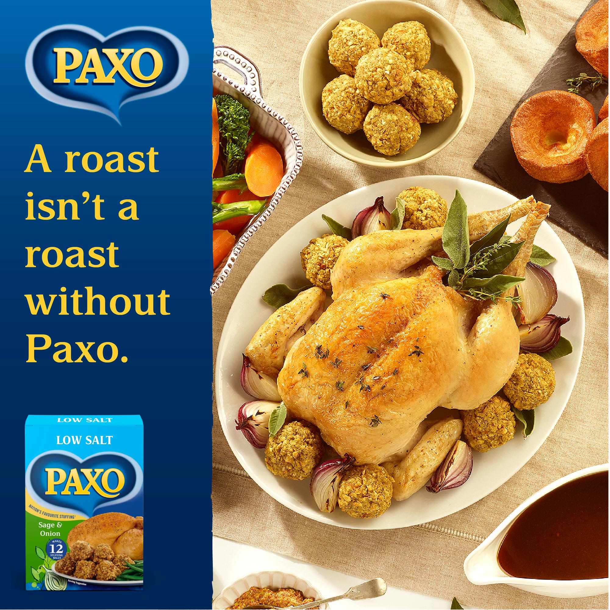 Paxo Sage & Onion Low Salt Stuffing Mix 170g thumbnail 5