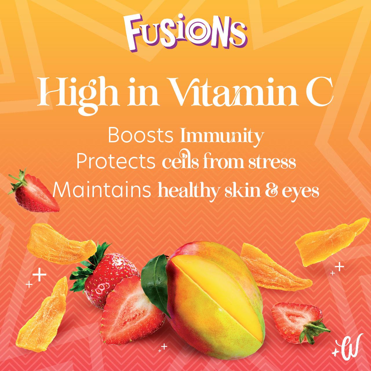 Whitworths Strawberry Mango Flavour Fusions 75g thumbnail 2