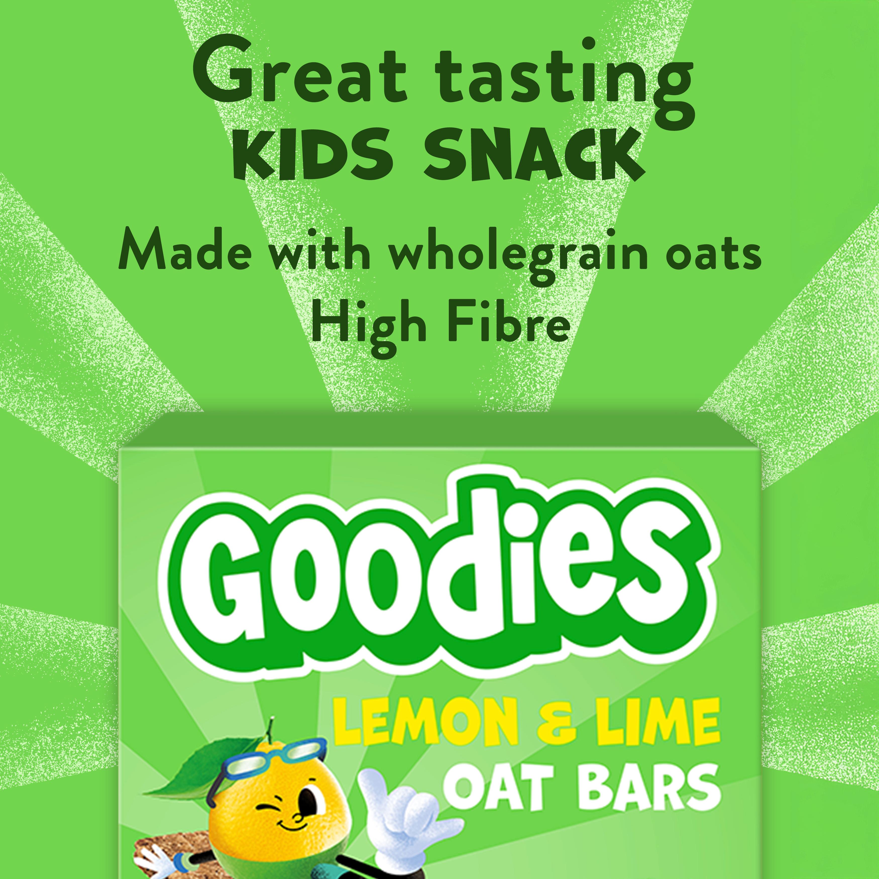 Goodies 6 x 23g Lemon & Lime Multipack Kids Snack Oat Bars thumbnail 2