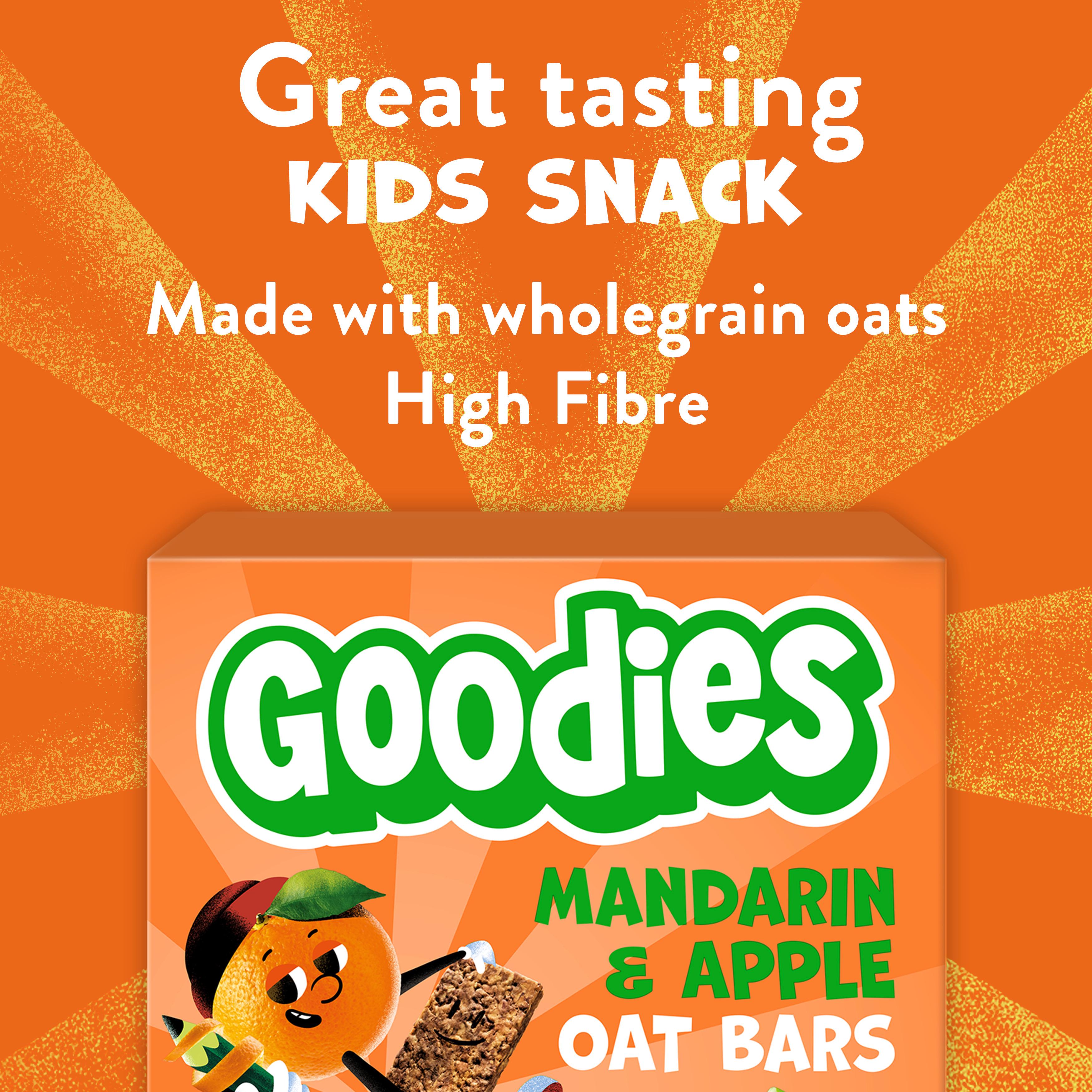 Goodies 6 x 23g Mandarin & Apple Multipack Kids Snack Oat Bars thumbnail 2