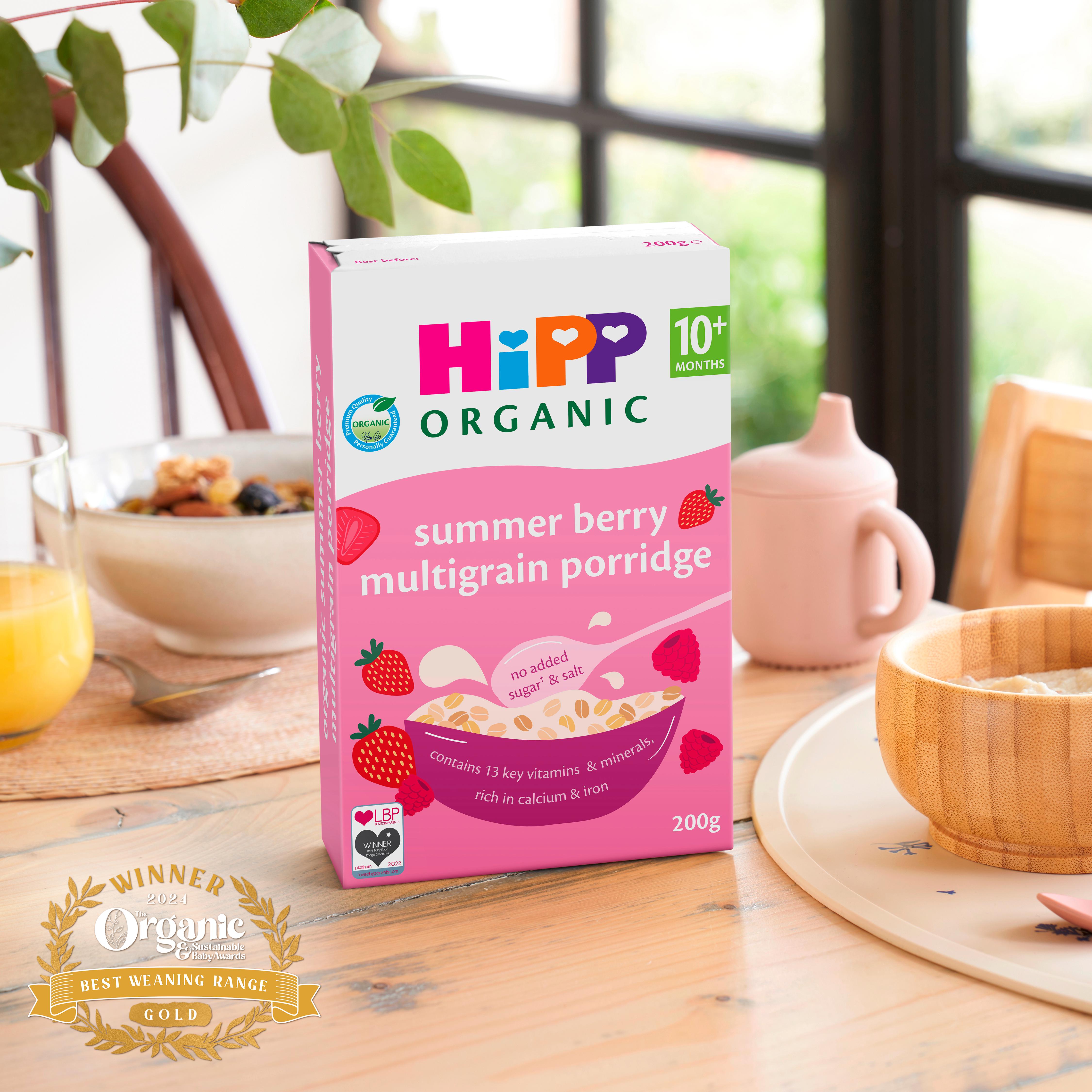 HiPP Organic Summer Berry Multigrain Porridge 10+ Months 200g thumbnail 2