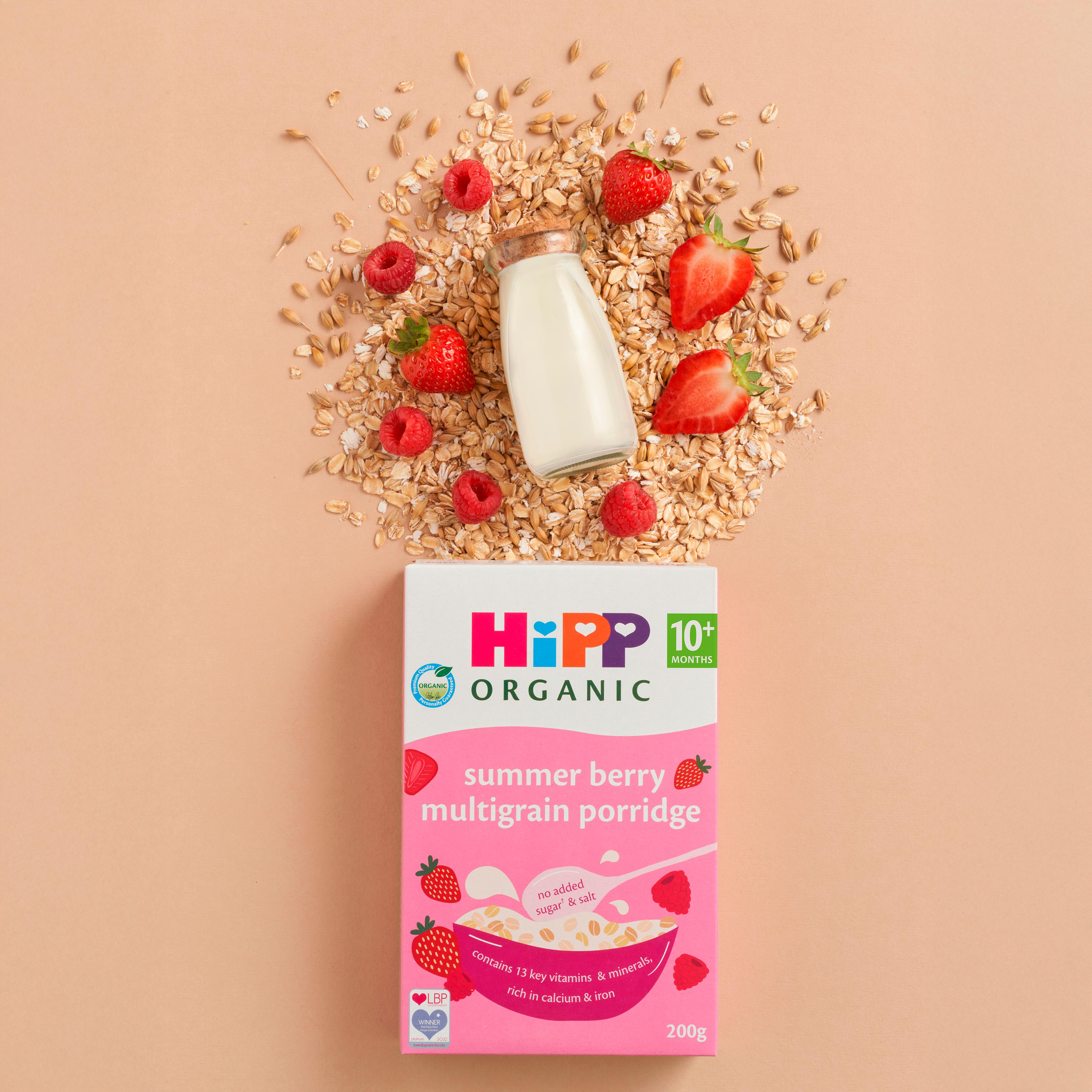 HiPP Organic Summer Berry Multigrain Porridge 10+ Months 200g thumbnail 3